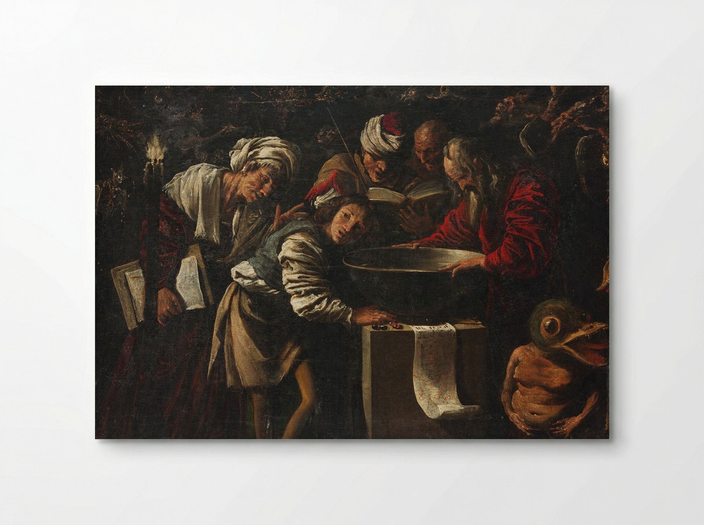 Experiment of the Bowl - Pietro della Vecchia - Poster