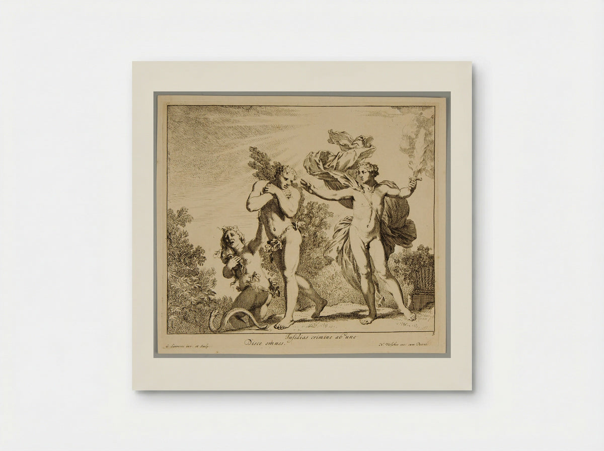 Expulsion from Paradise - Gérard de Lairesse - Poster