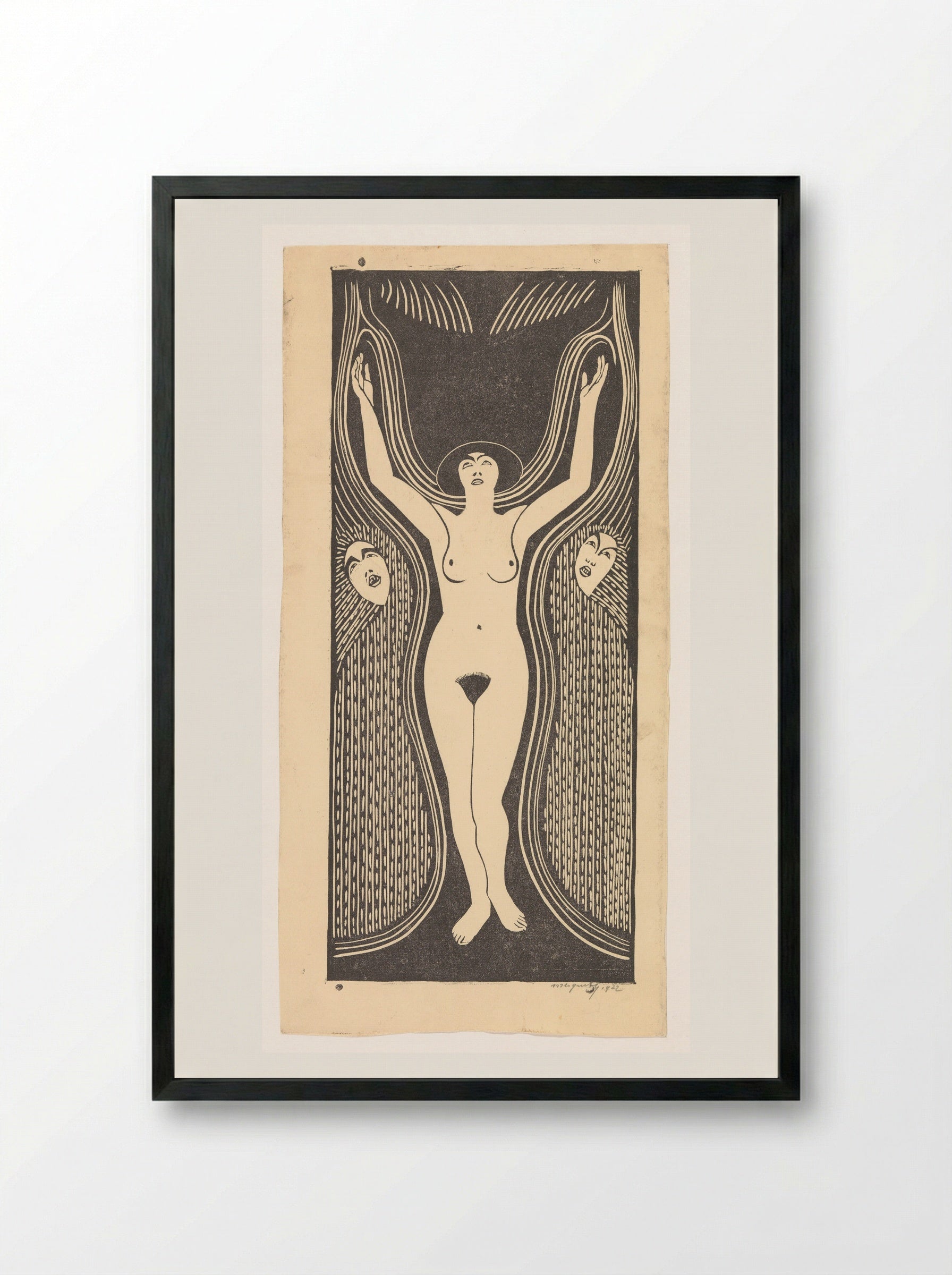 Extase - Samuel Jessurun de Mesquita - Framed Print Black