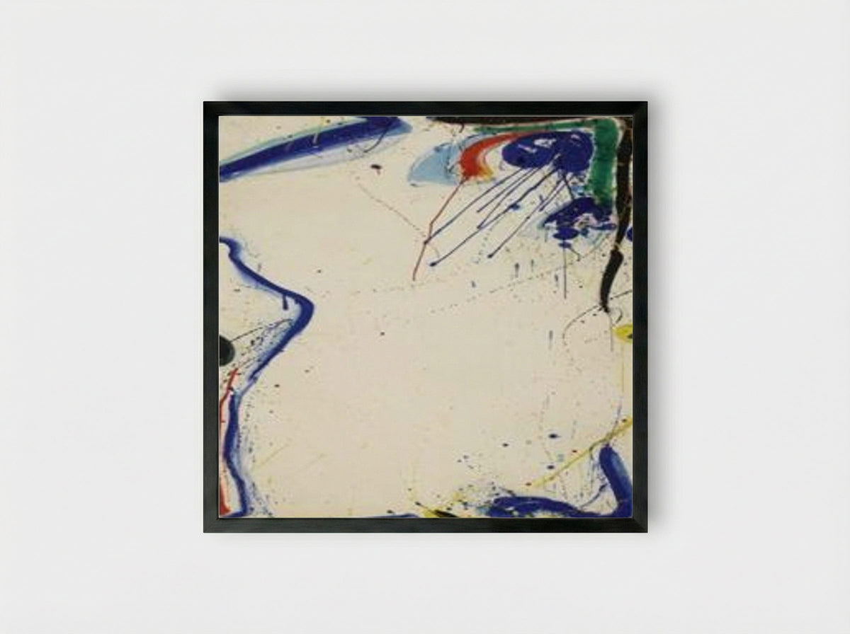 Eye of Zengai - Sam Francis - Framed Print Black