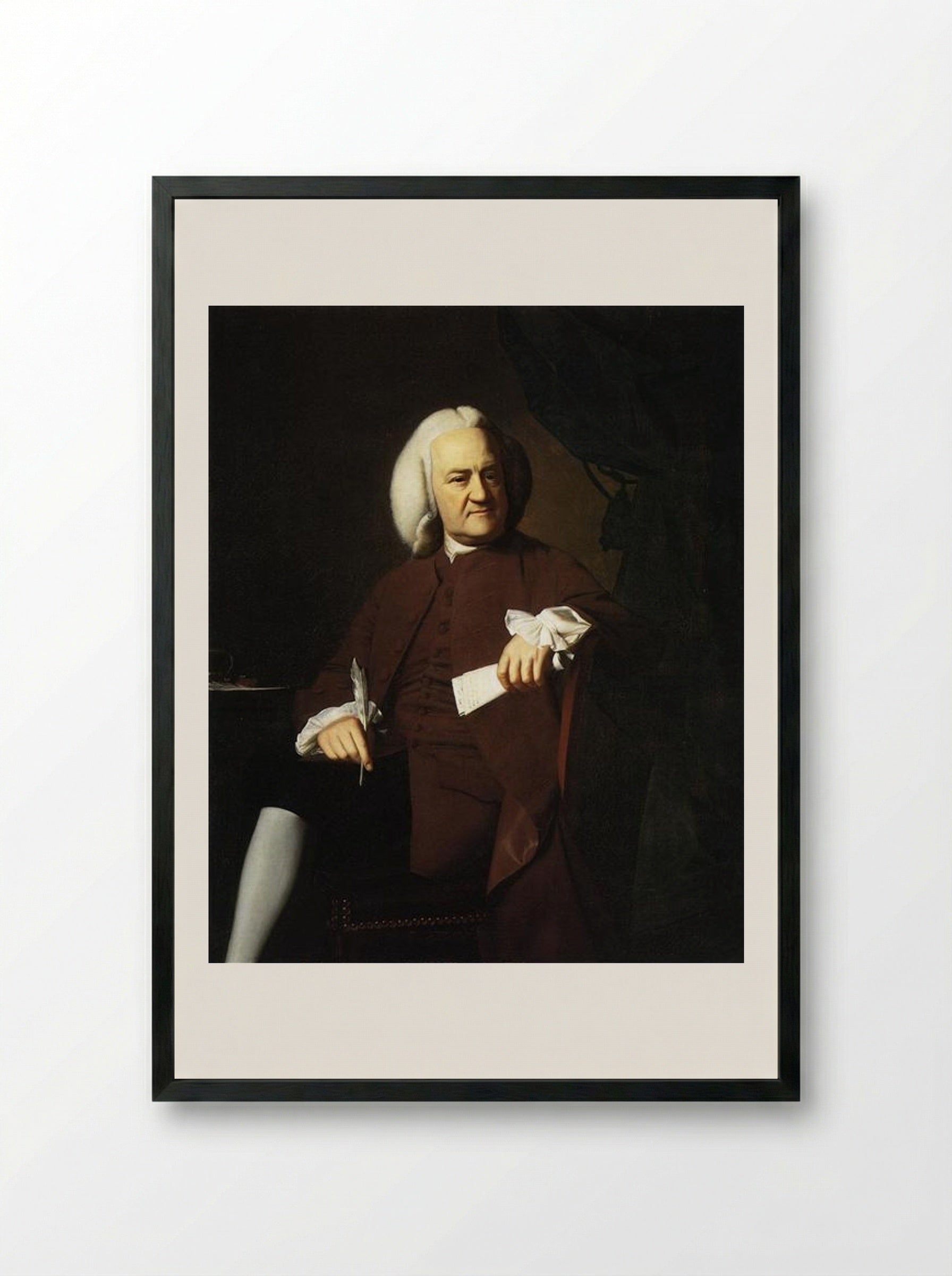 Ezekiel Goldthwait - John Singleton Copley - Framed Print Black