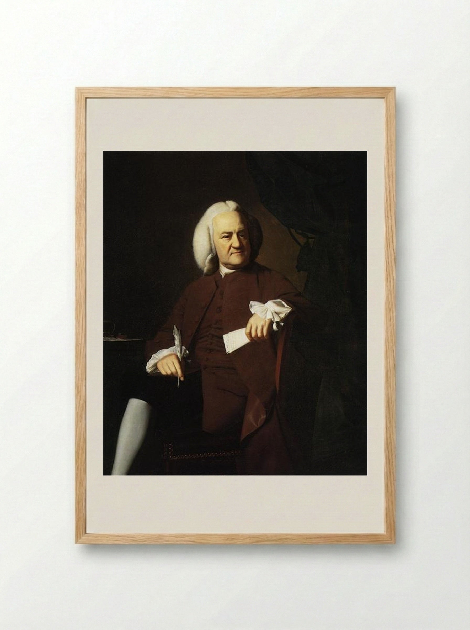 Ezekiel Goldthwait - John Singleton Copley - Framed Print Wood