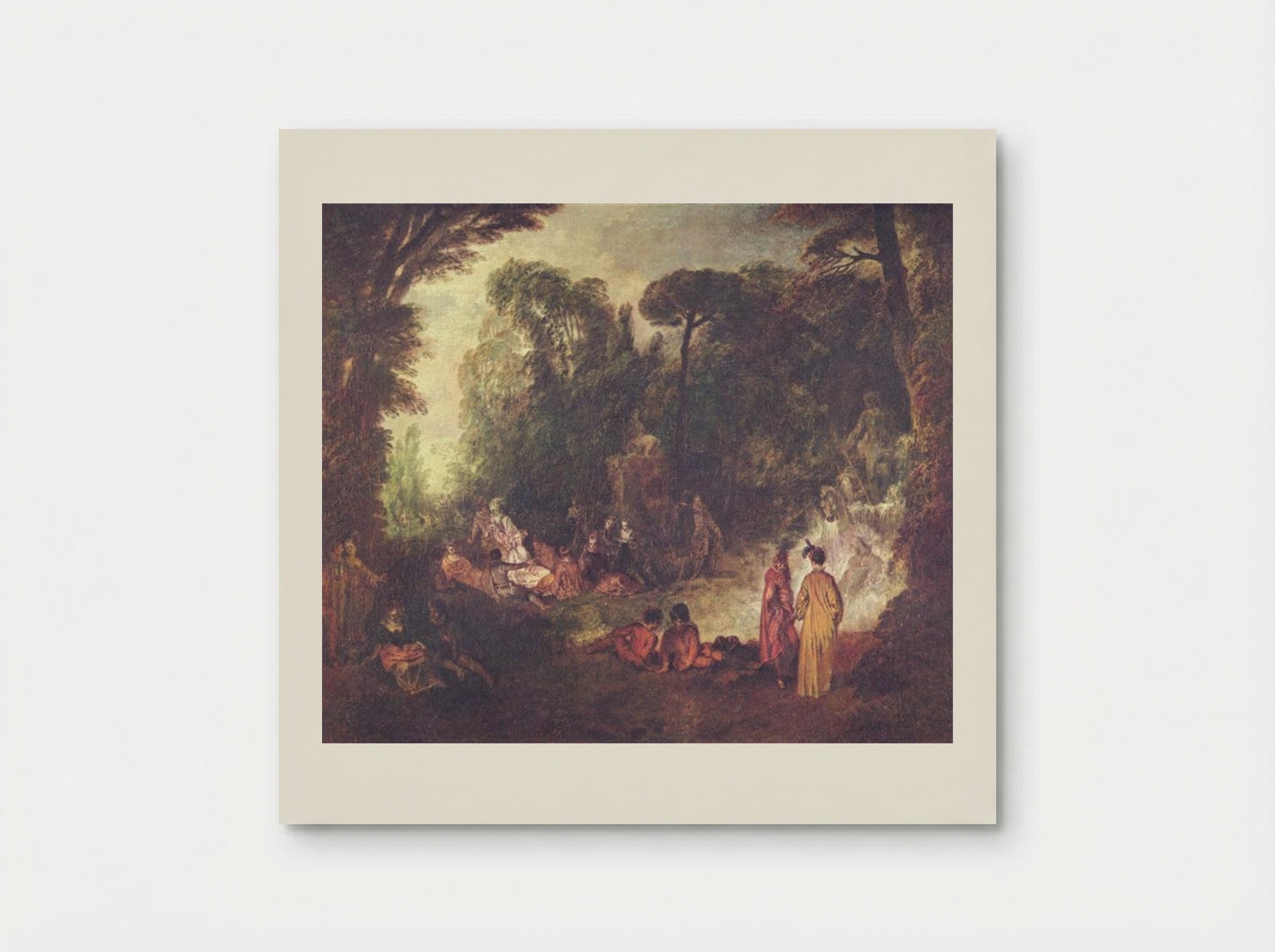 Fête Champêtre - Antoine Watteau - Poster