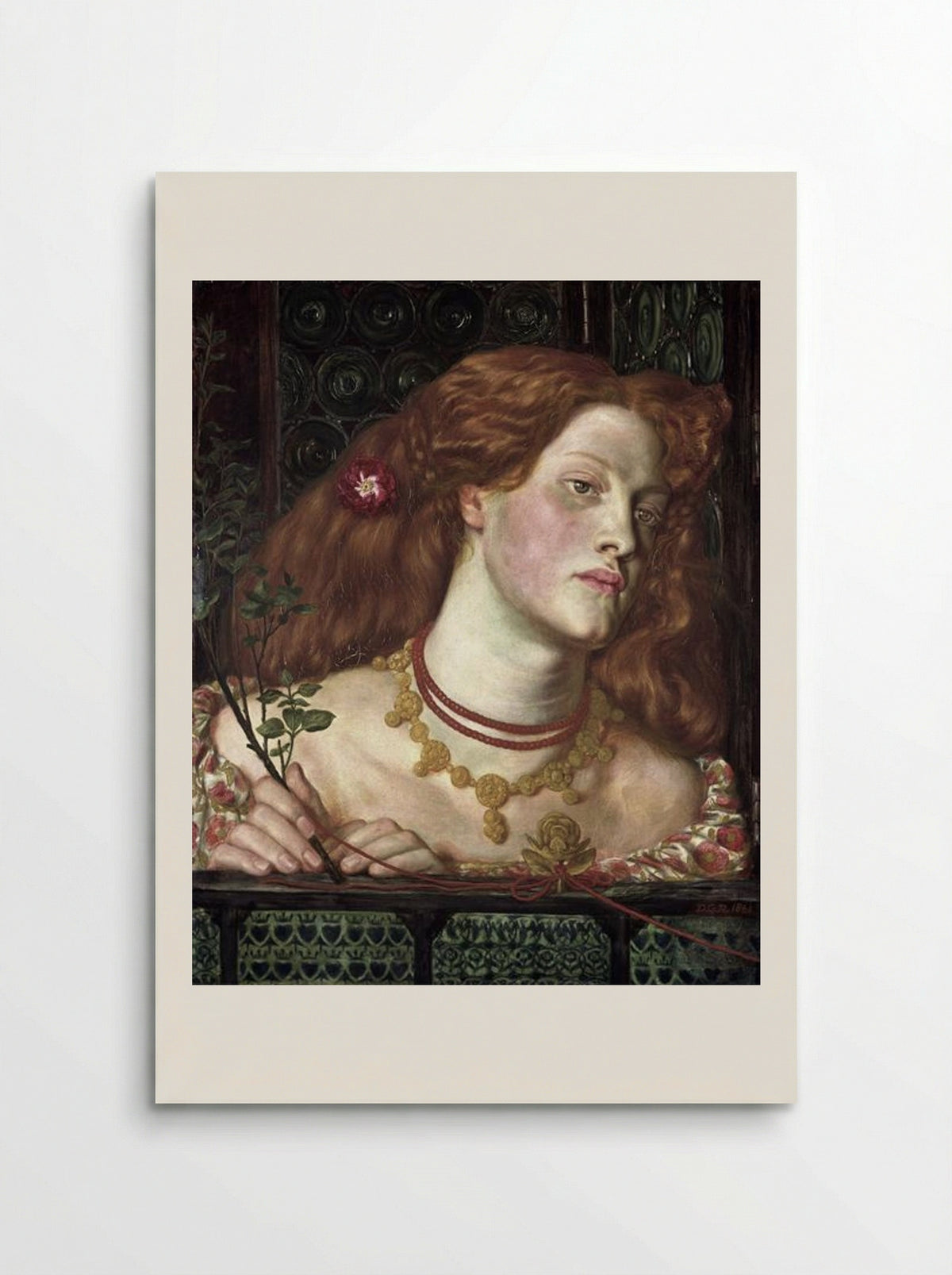 Fair Rosamund - Dante Gabriel Rossetti - Poster