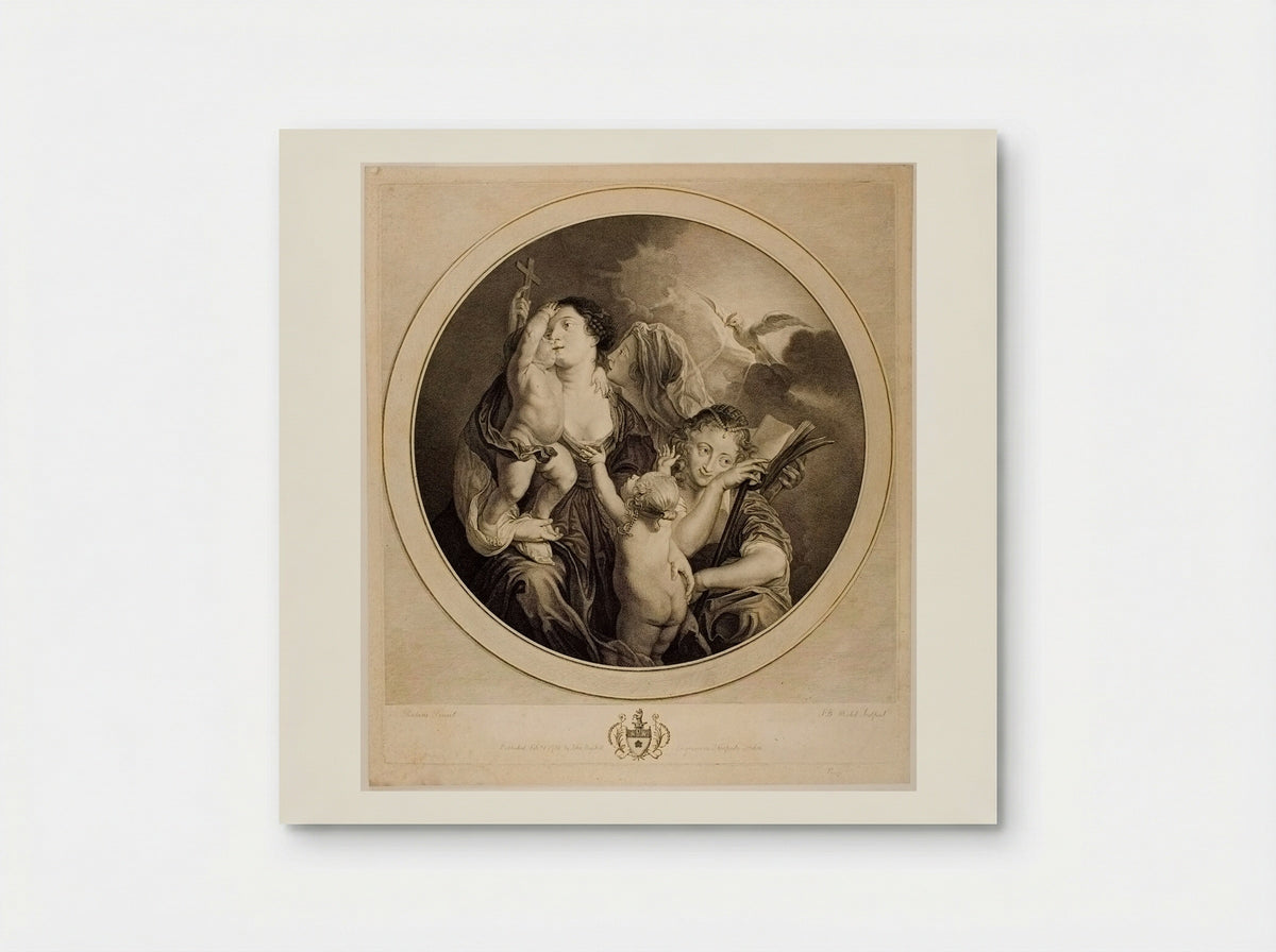 Faith, Hope and Charity - Jean Baptiste Michel - Poster