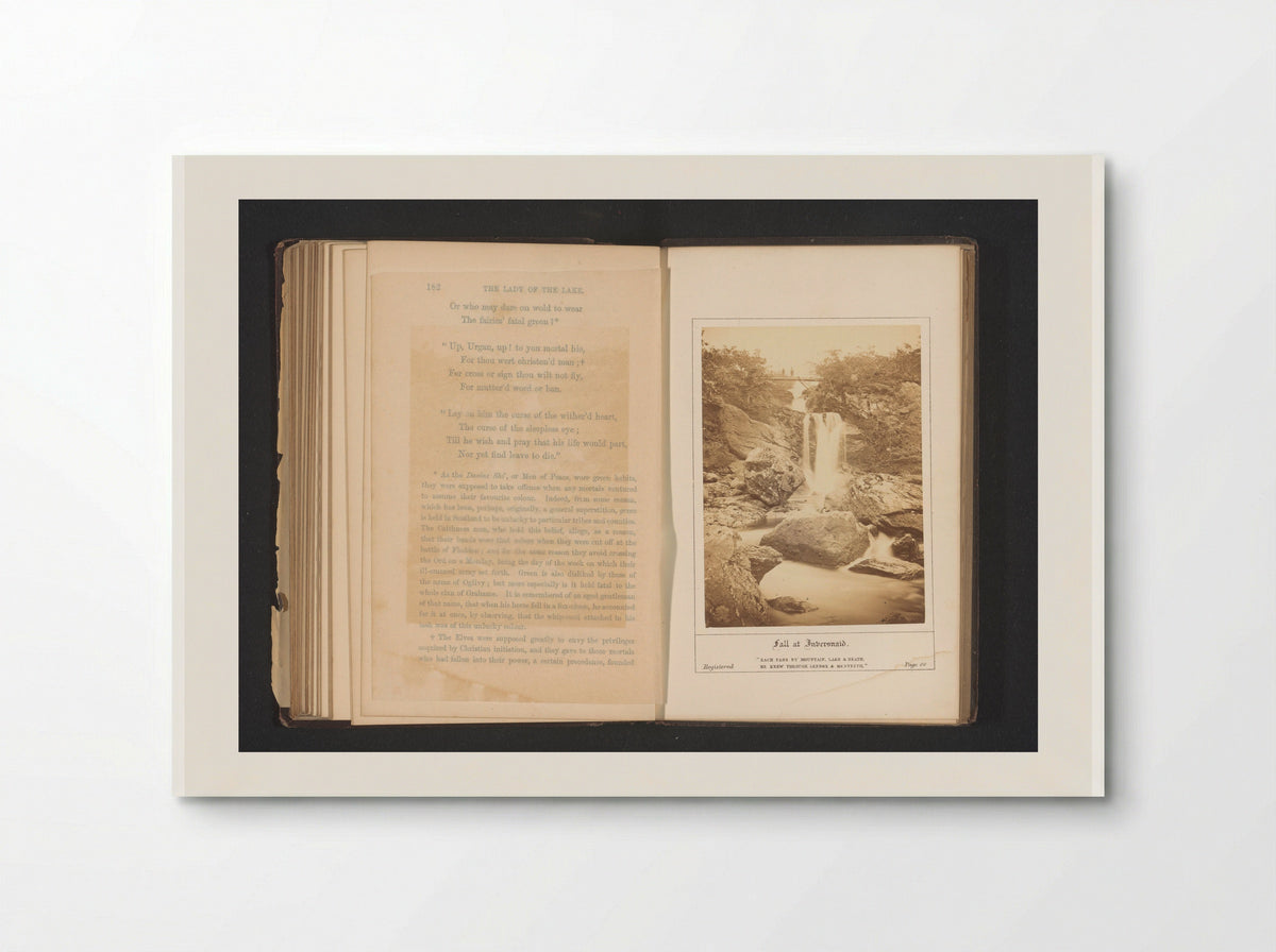 Fall at Inversnaid - George Washington Wilson - Poster