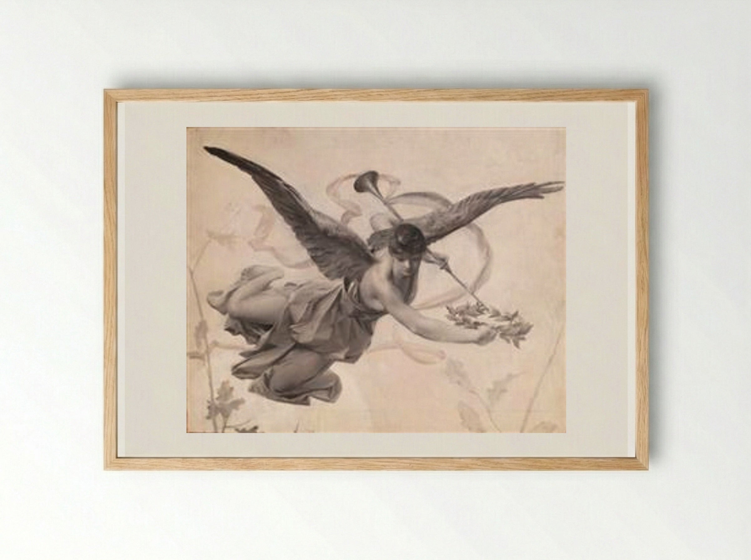 Fame - Luc-Olivier Merson - Framed Print Wood
