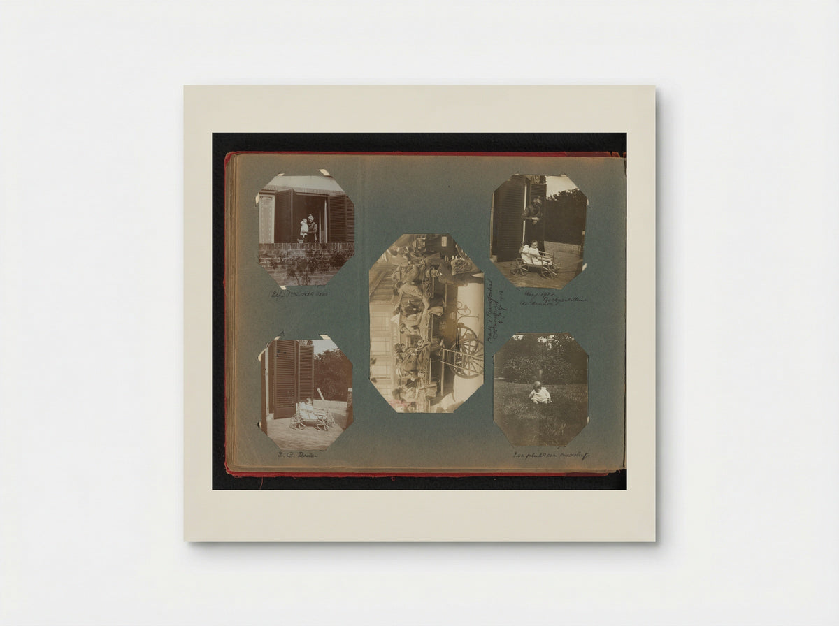 Family Album Page with Eva Boelen - Charlotte Alida Boelen-Matthes - Poster