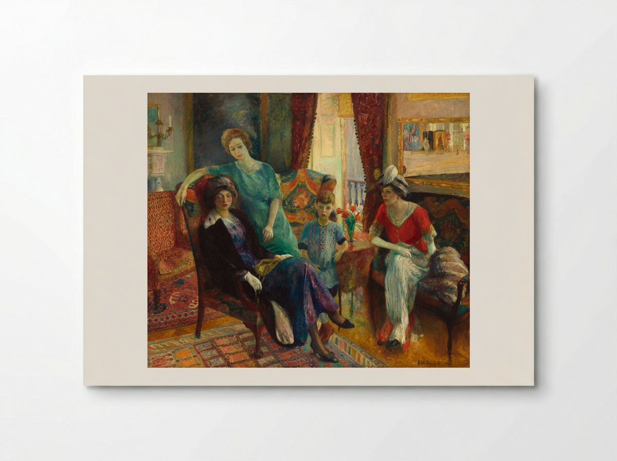 Family Group - William James Glackens - Poster