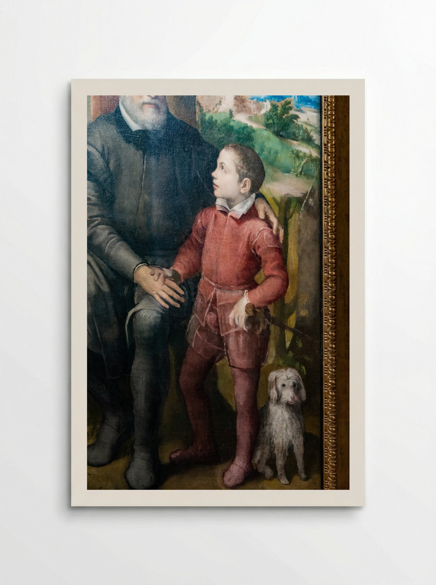 Family Portrait, Minerva, Amilcare and Asdrubale Anguissola - Sofonisba Anguissola - Poster
