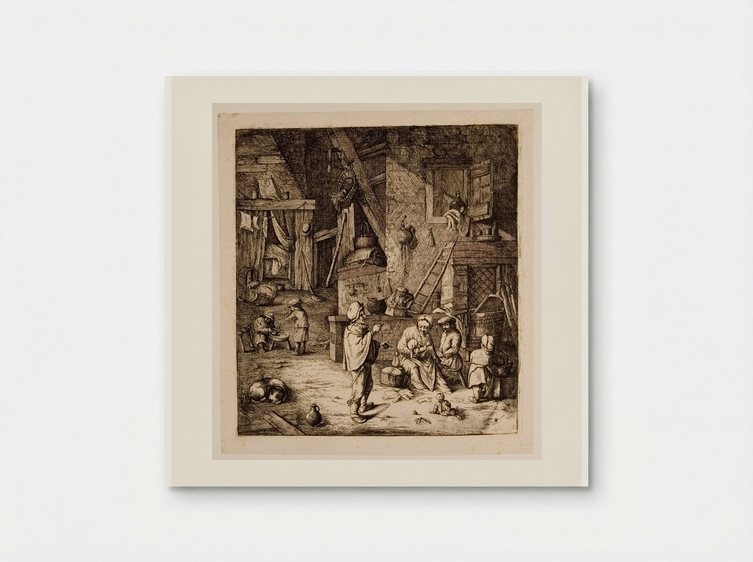 Family (combination of figures from various plates) - David Deuchar - Poster