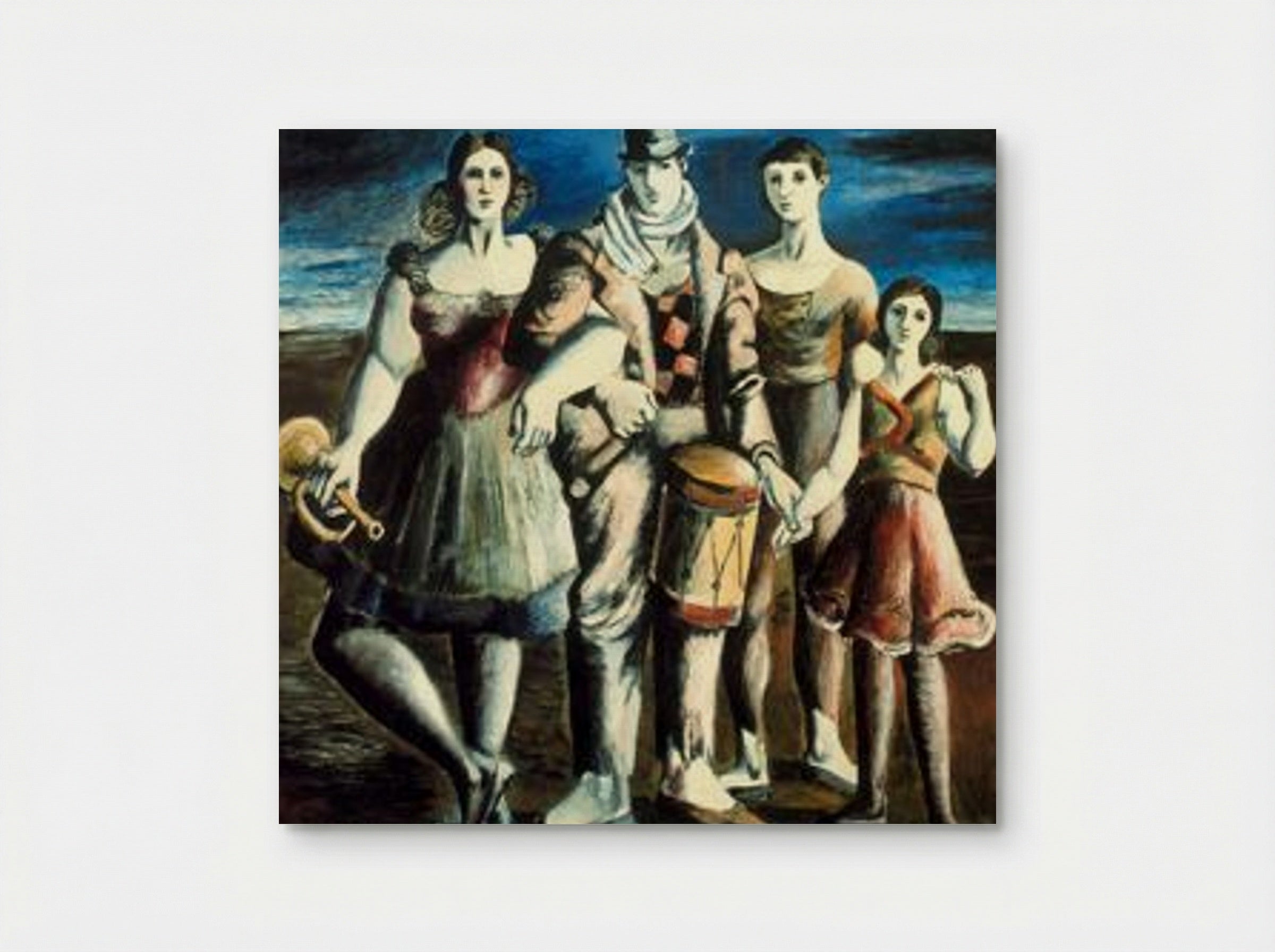 Family of puppeteers - Rafael Zabaleta - Poster