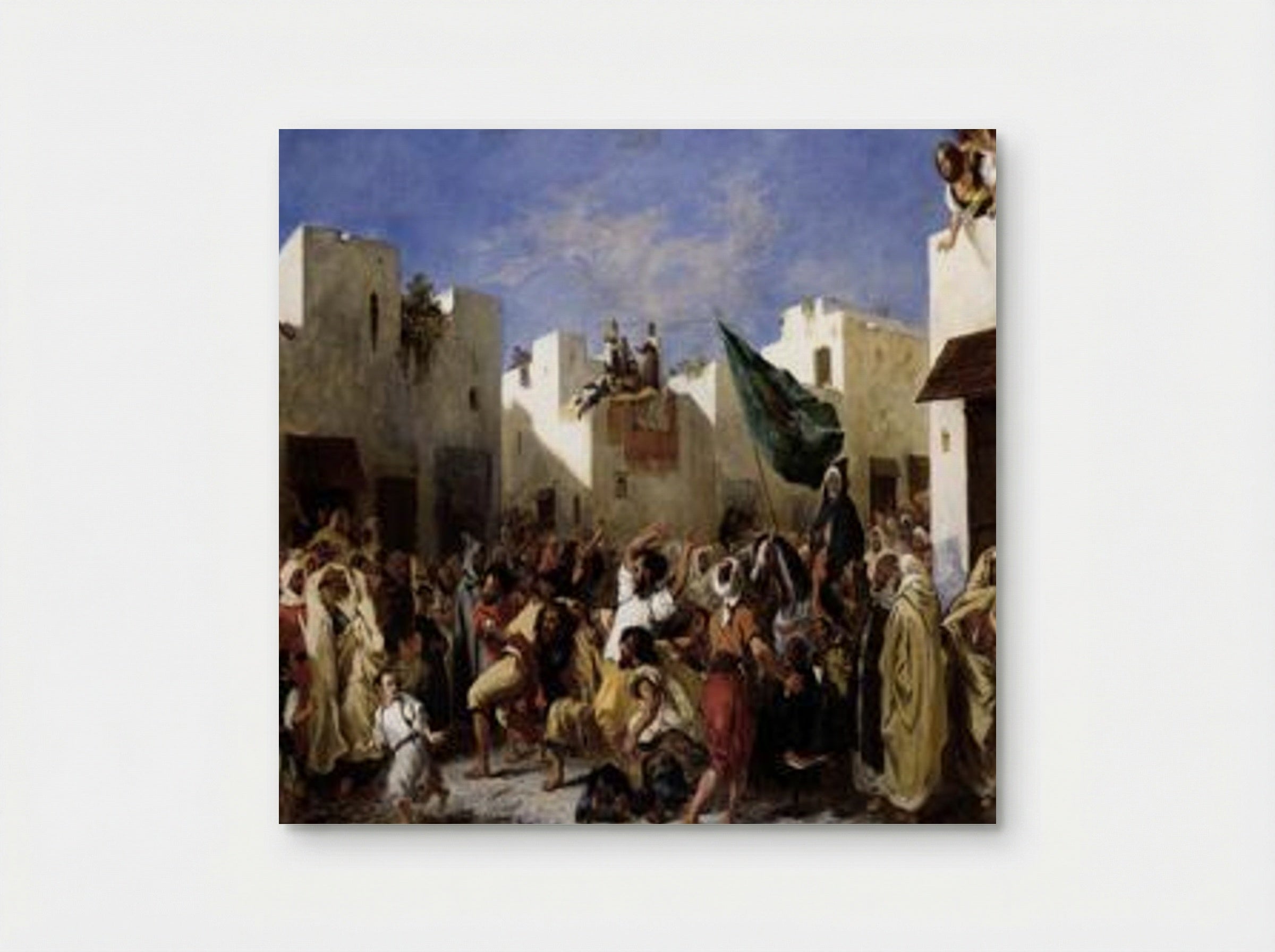 Fanatics of Tangier - Eugène Delacroix - Poster