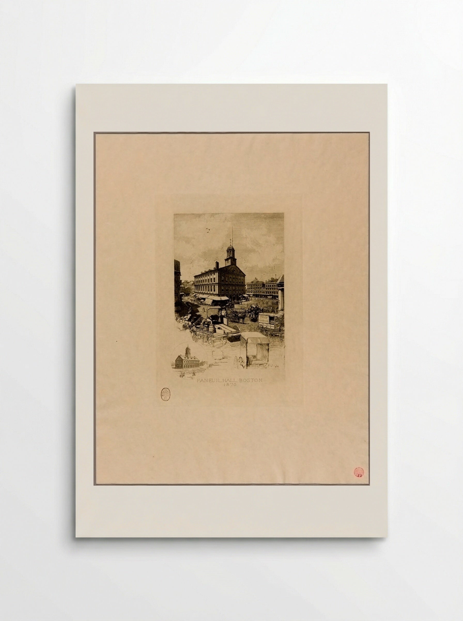 Faneuil Hall, Boston - Sidney L. Smith - Poster