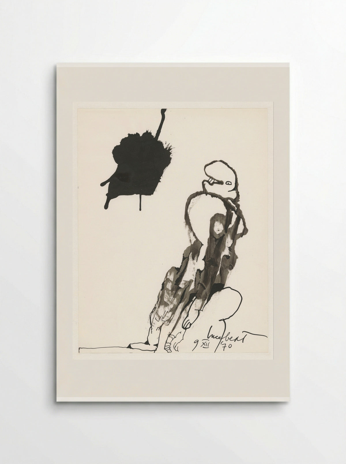 Fantasiefiguur met muizenstaart - Lucebert - Poster