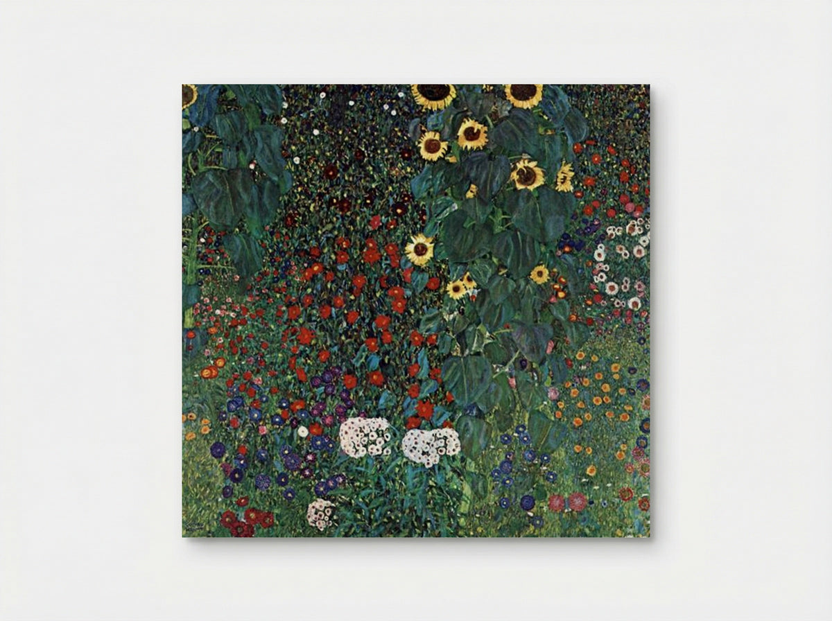 Farm Garden with Sunflowers - Gustav Klimt - Poster