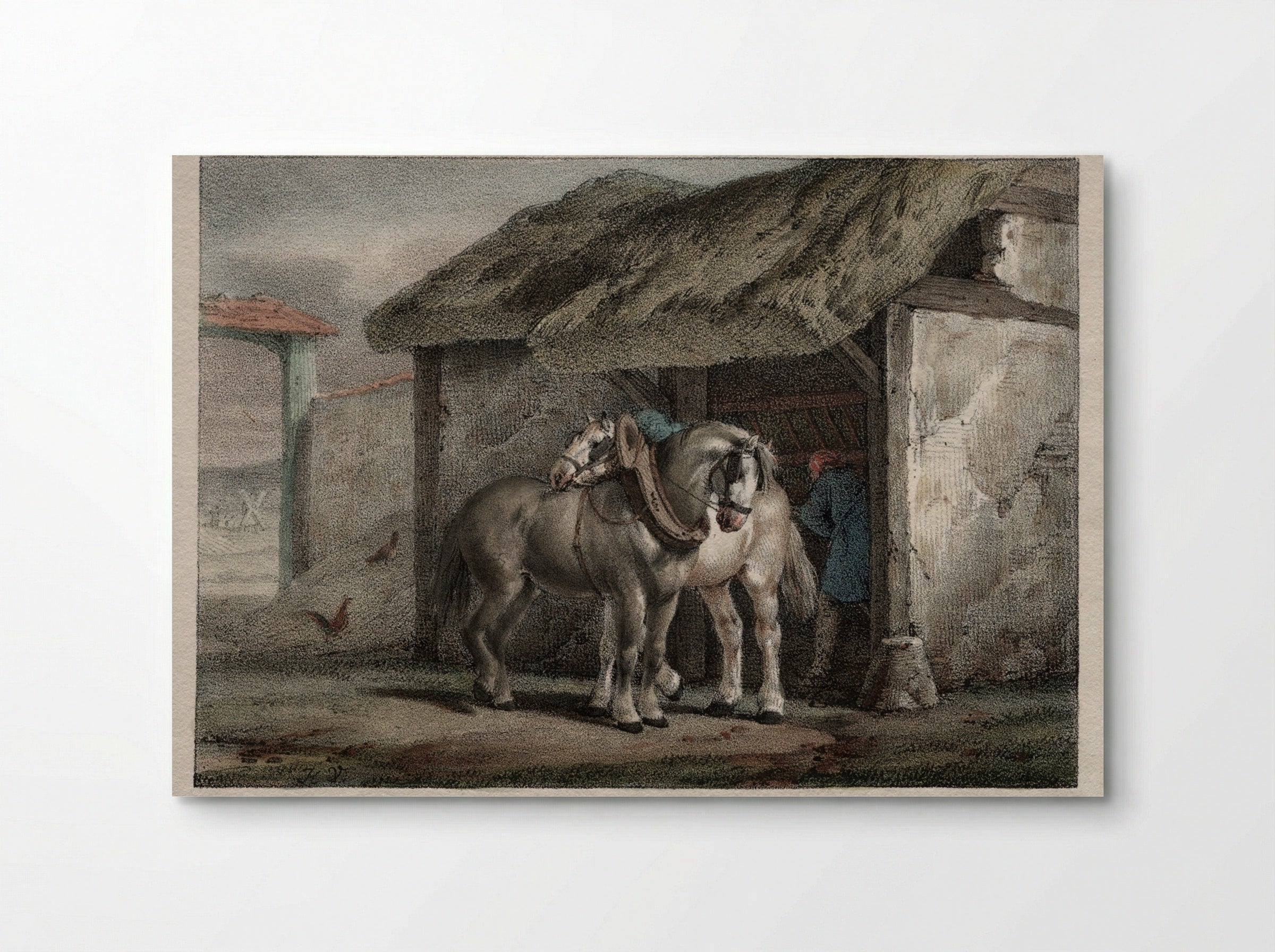 Farm Horse - Horace Vernet - Poster