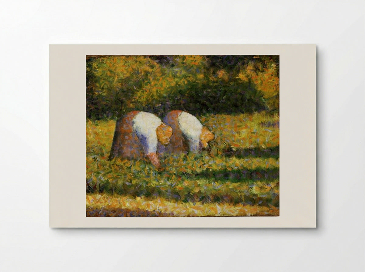 Farm Women at Work - Georges Seurat - Poster