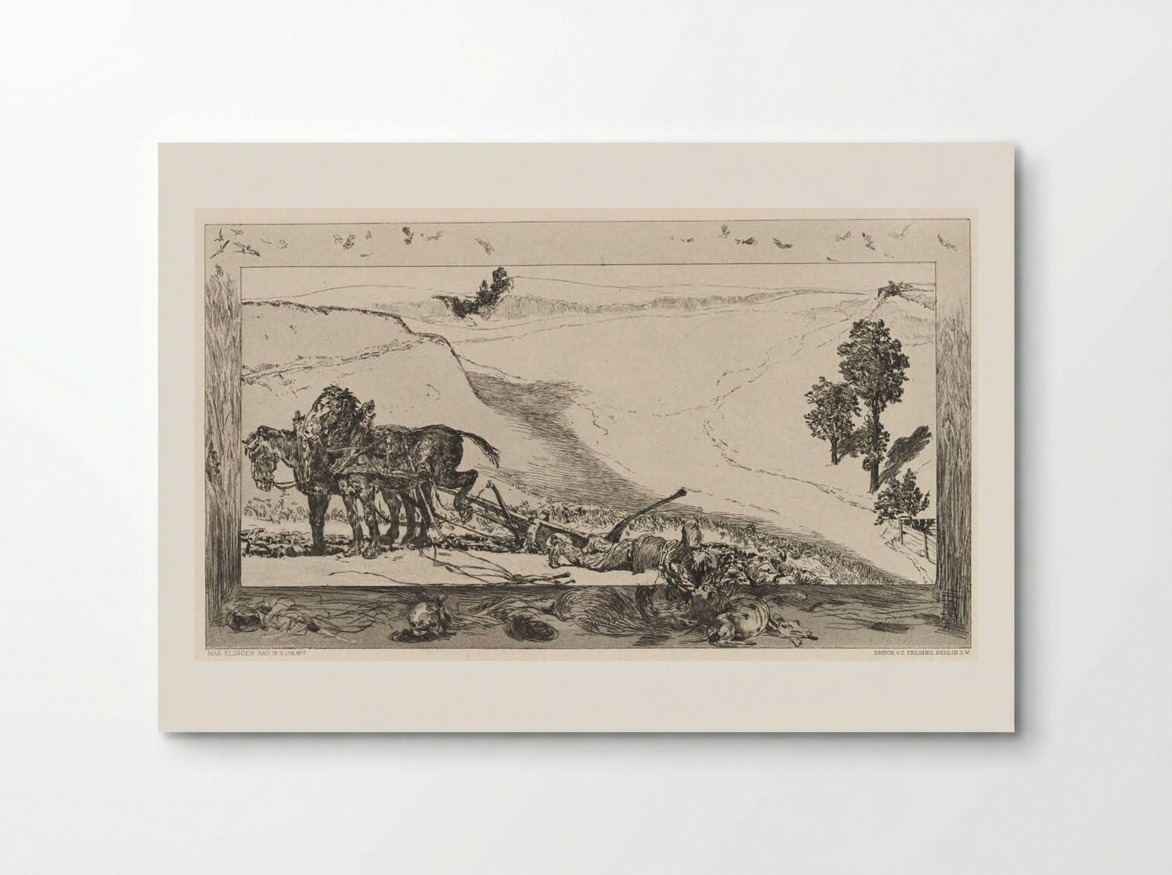 Farmer, from the portfolio On Death, Part One, Opus XI - Max Klinger - Poster