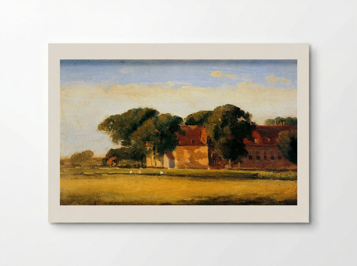Farmhouse in the Sunlight - Johan Hendrik Weissenbruch - Poster
