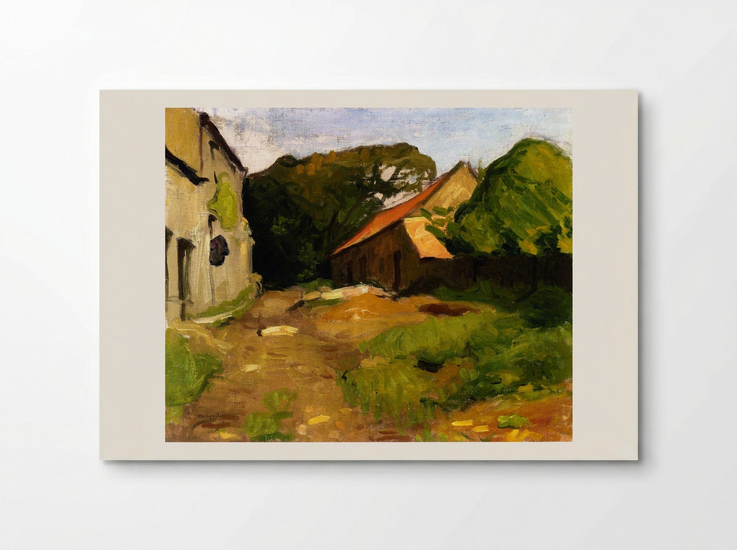 Farmyard at La Percaillerie (Normandy) - Albert Marquet - Poster