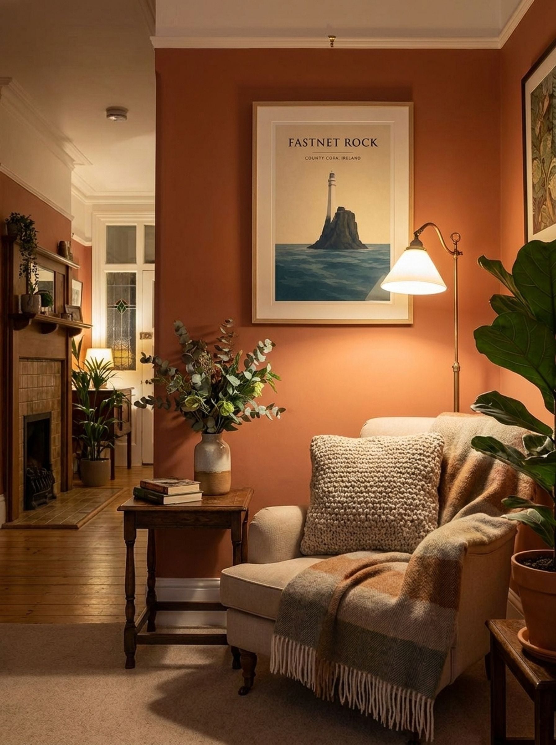 Fastnet Rock Travel Poster Artwork - Lifestyle