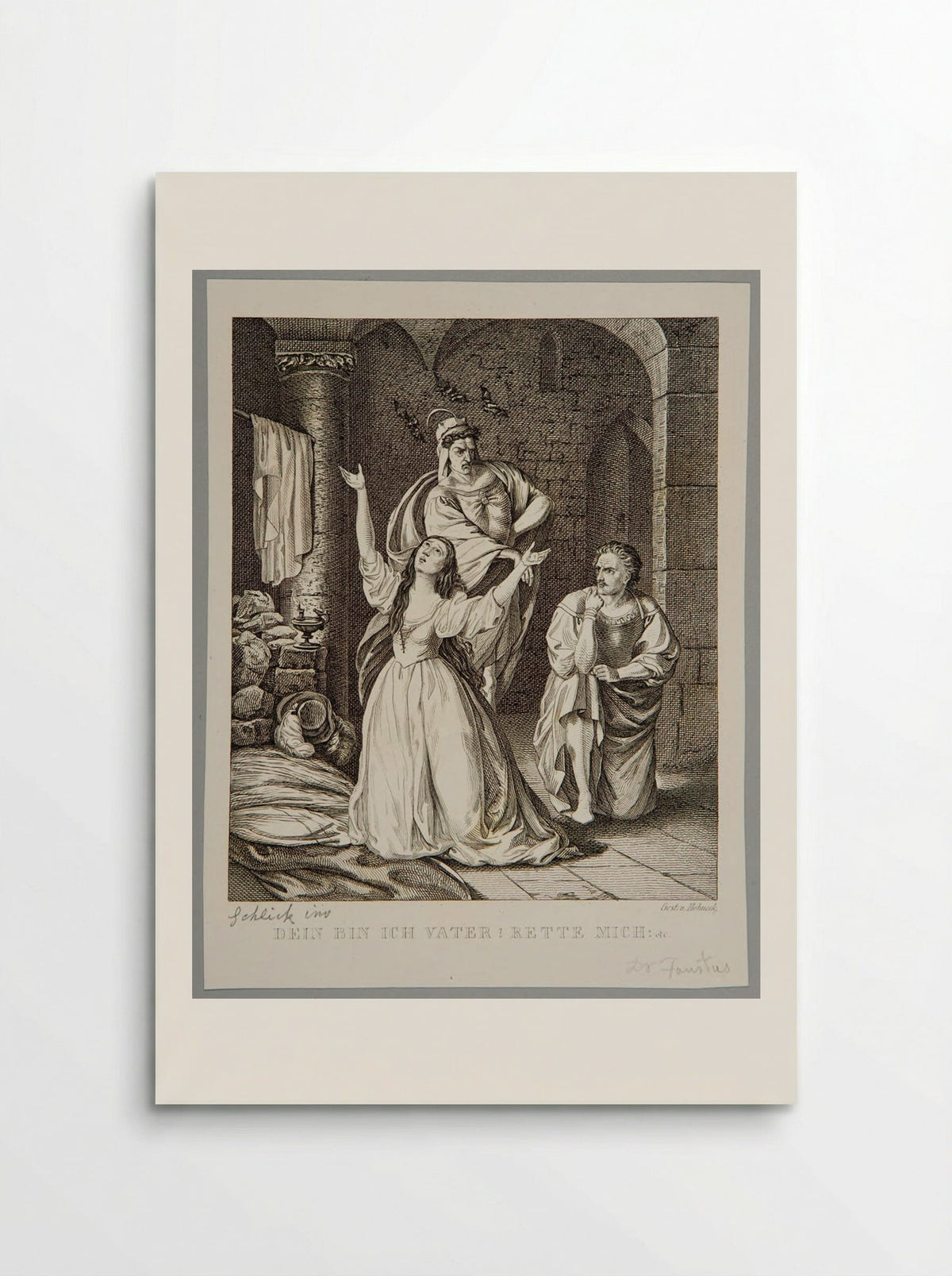 Father, I am yours. Save me! (Faust) - Adolf Hohneck - Poster