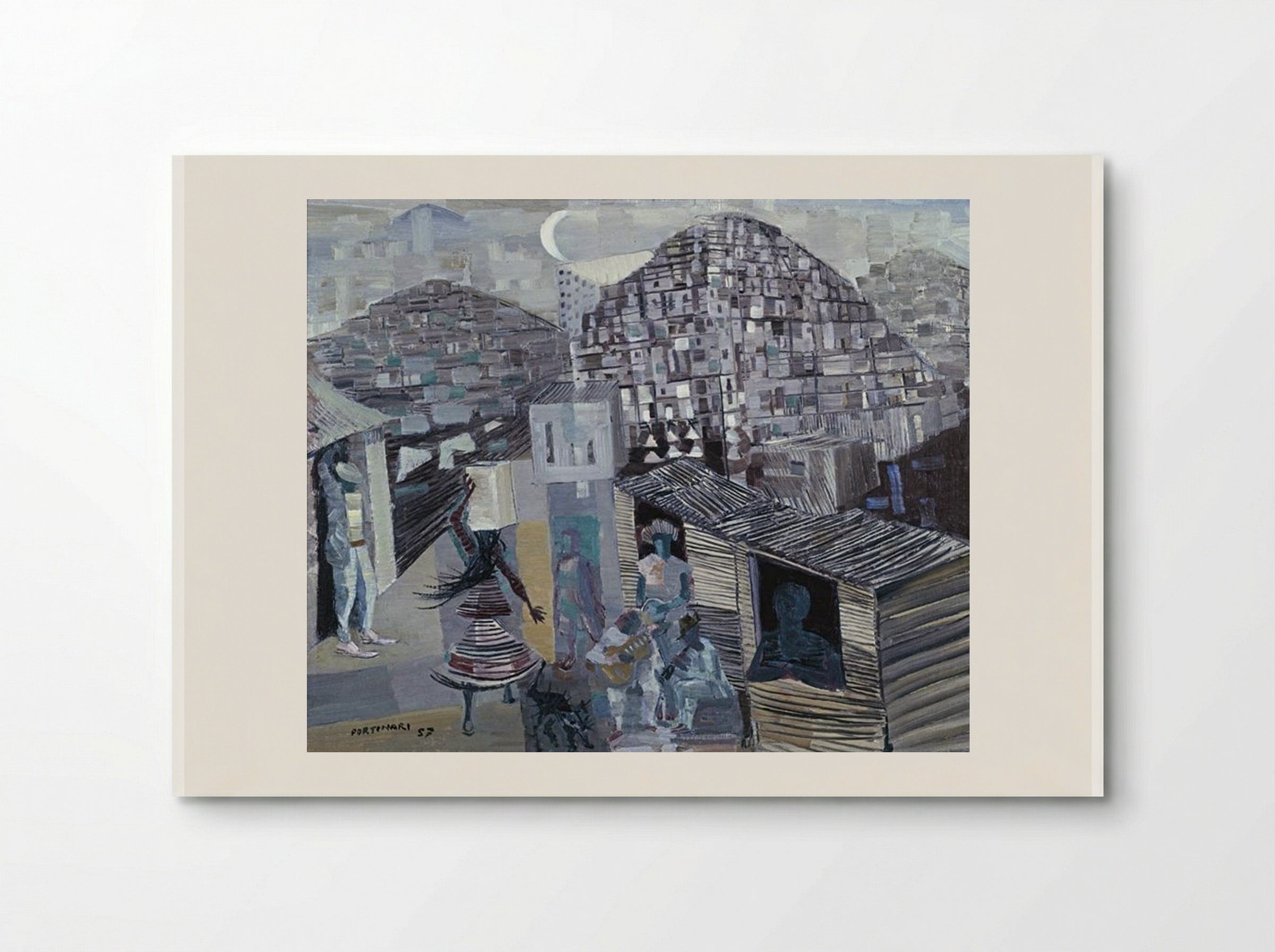 Favelas - Candido Portinari - Poster