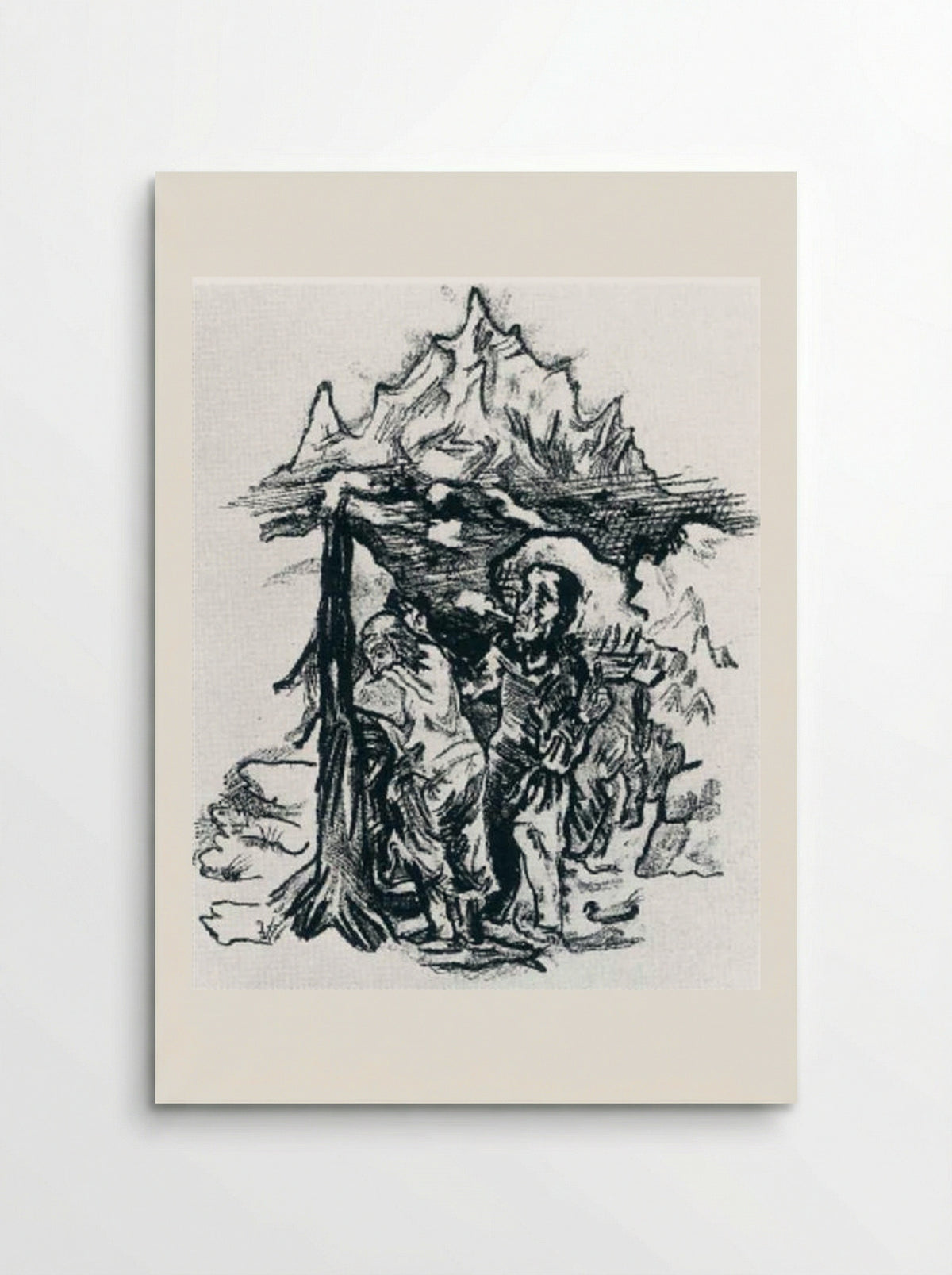 Fear and Hope - Oskar Kokoschka - Poster