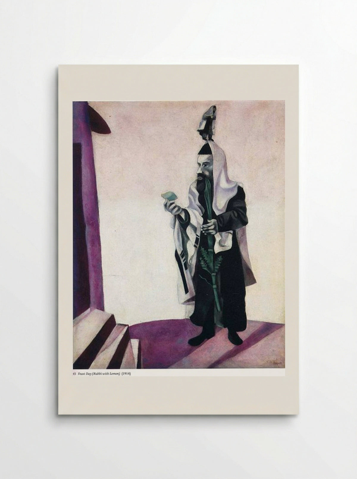 Feast Day (Rabbi with Lemon) - Marc Chagall - Poster
