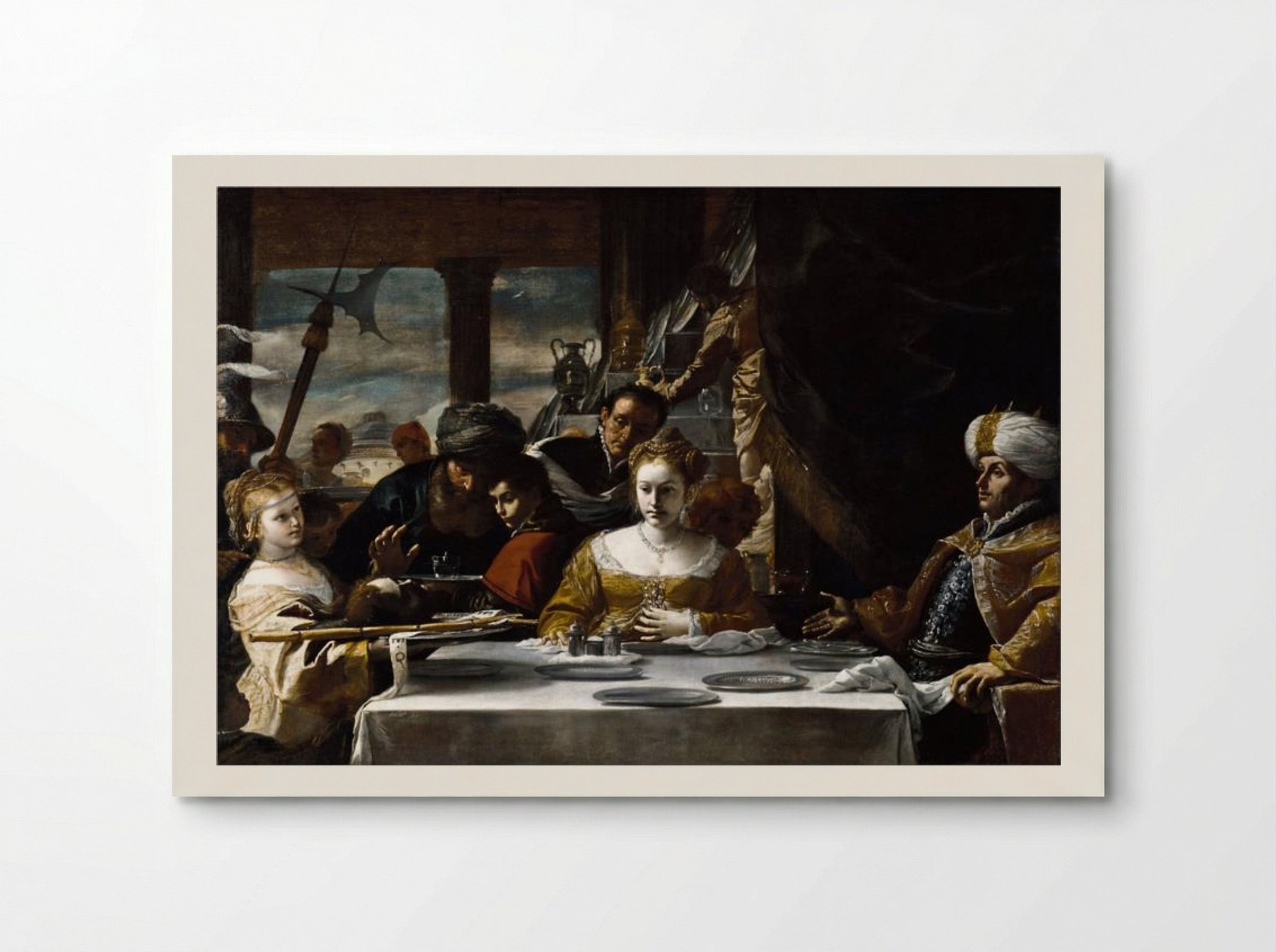 Feast of Herod - Mattia Preti - Poster
