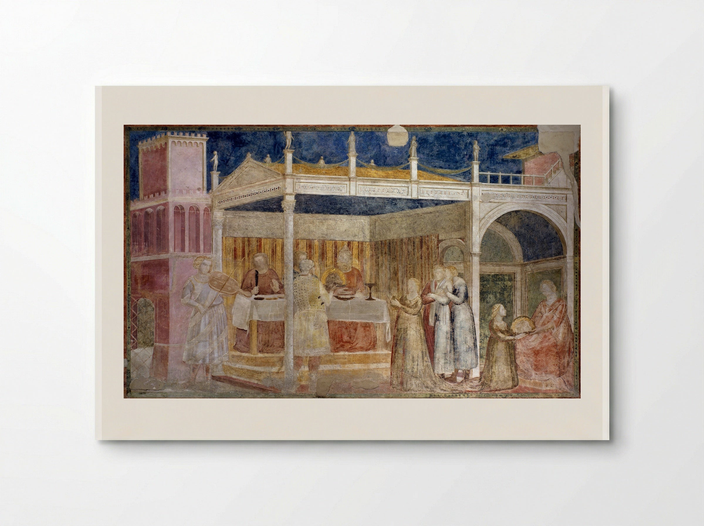 Feast of Herod - Giotto di Bondone - Poster