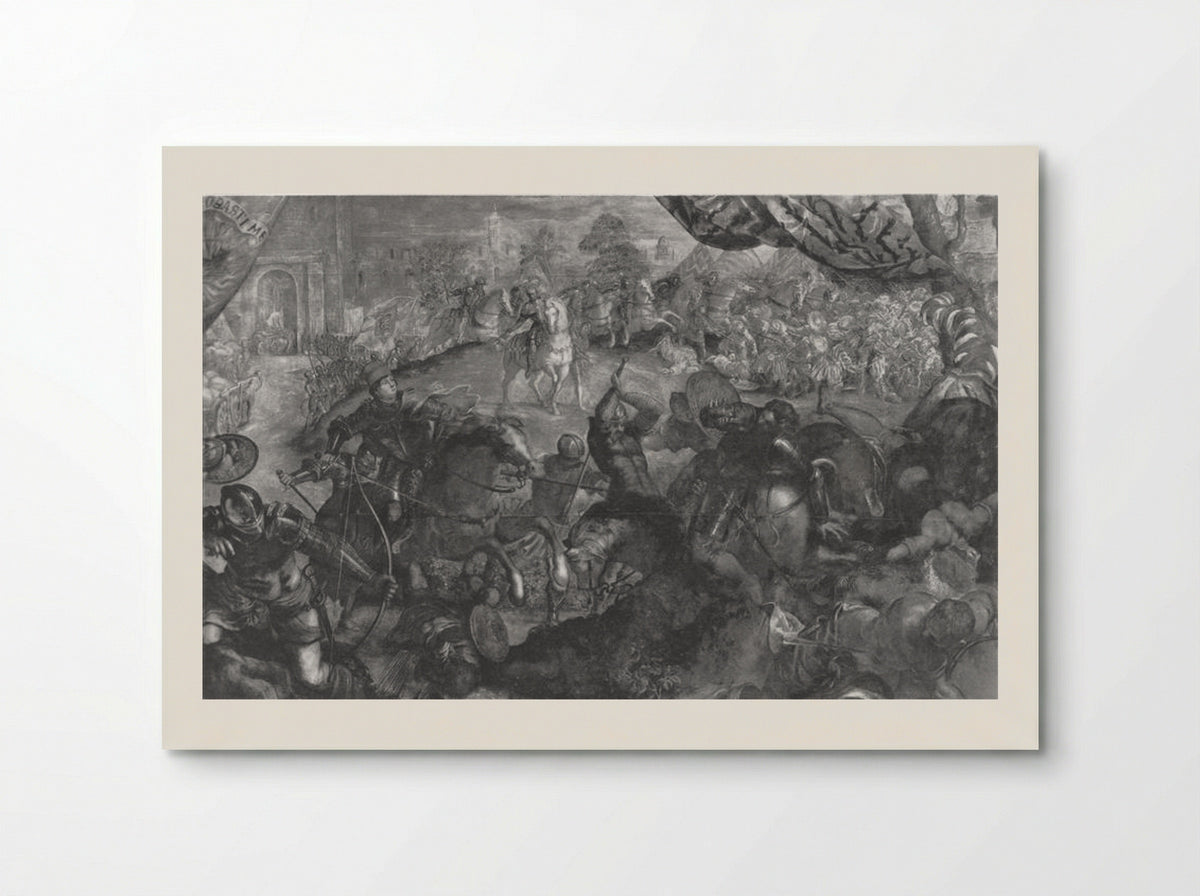 Federico I Gonzaga at the Battle of Legnano - Tintoretto - Poster