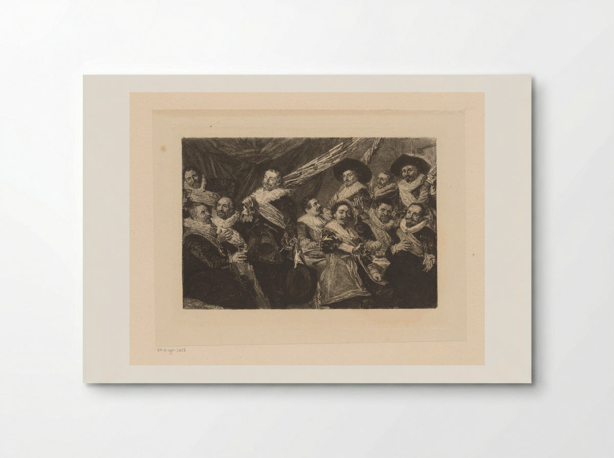 Feestmaal van de officieren van de Haarlemse Sint Jorisschutterij - William Unger - Poster