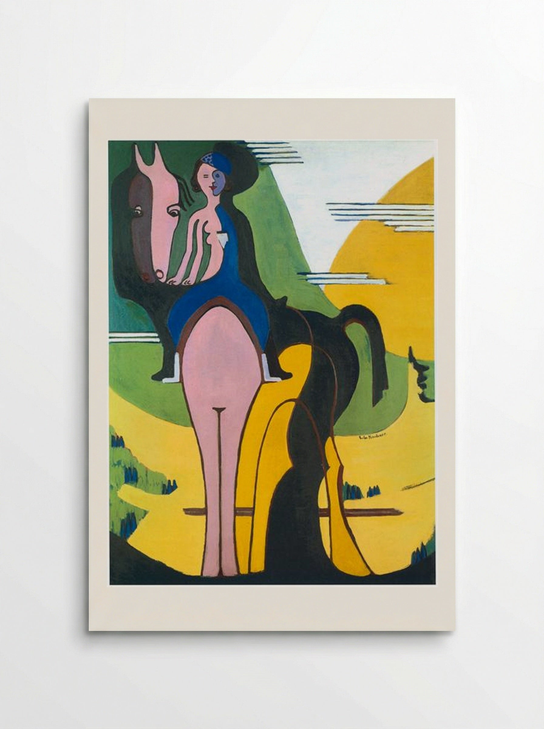 Female Rider - Ernst Ludwig Kirchner - Poster