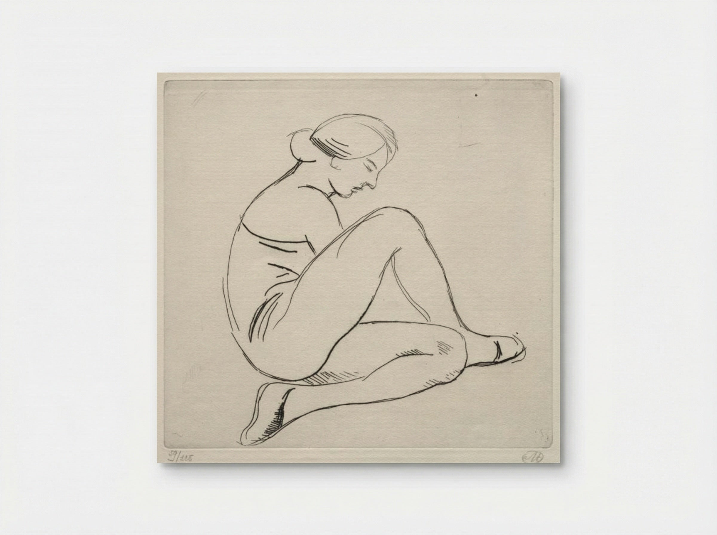 Femme Assise - Aristide Maillol - Poster