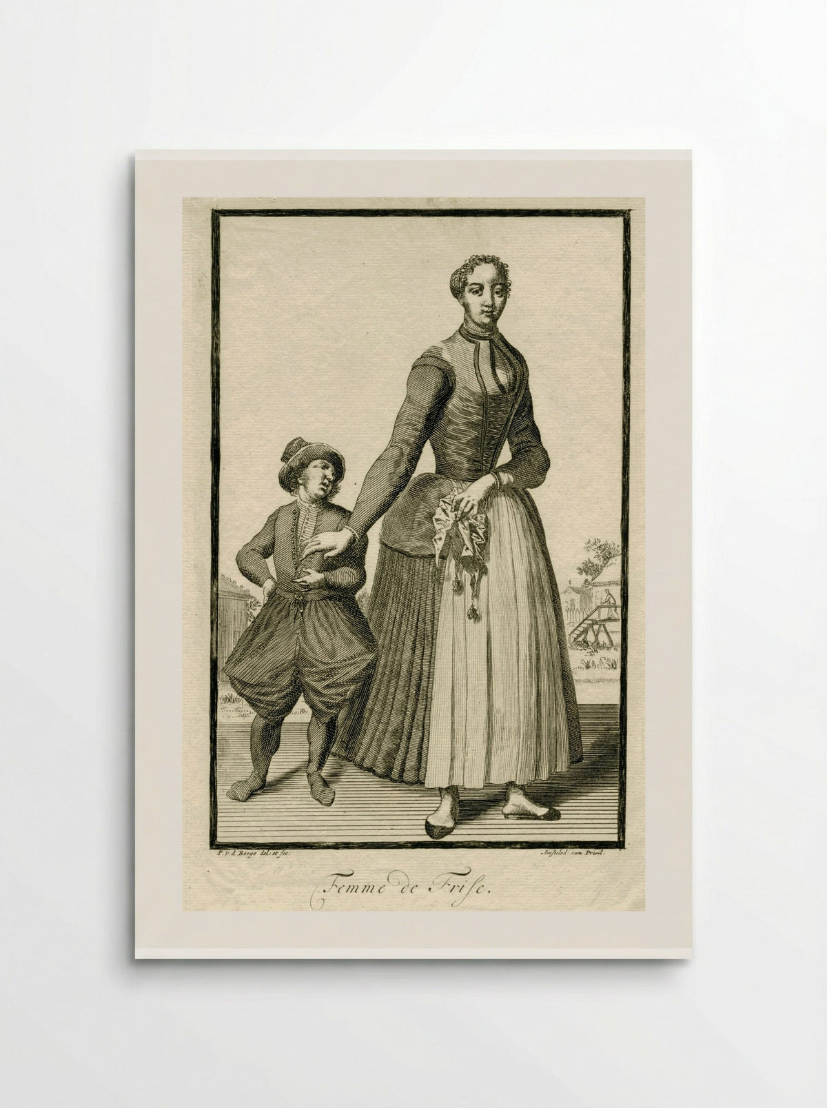 Femme de Frise (Woman from Friesland) - Pieter van den Berge - Poster