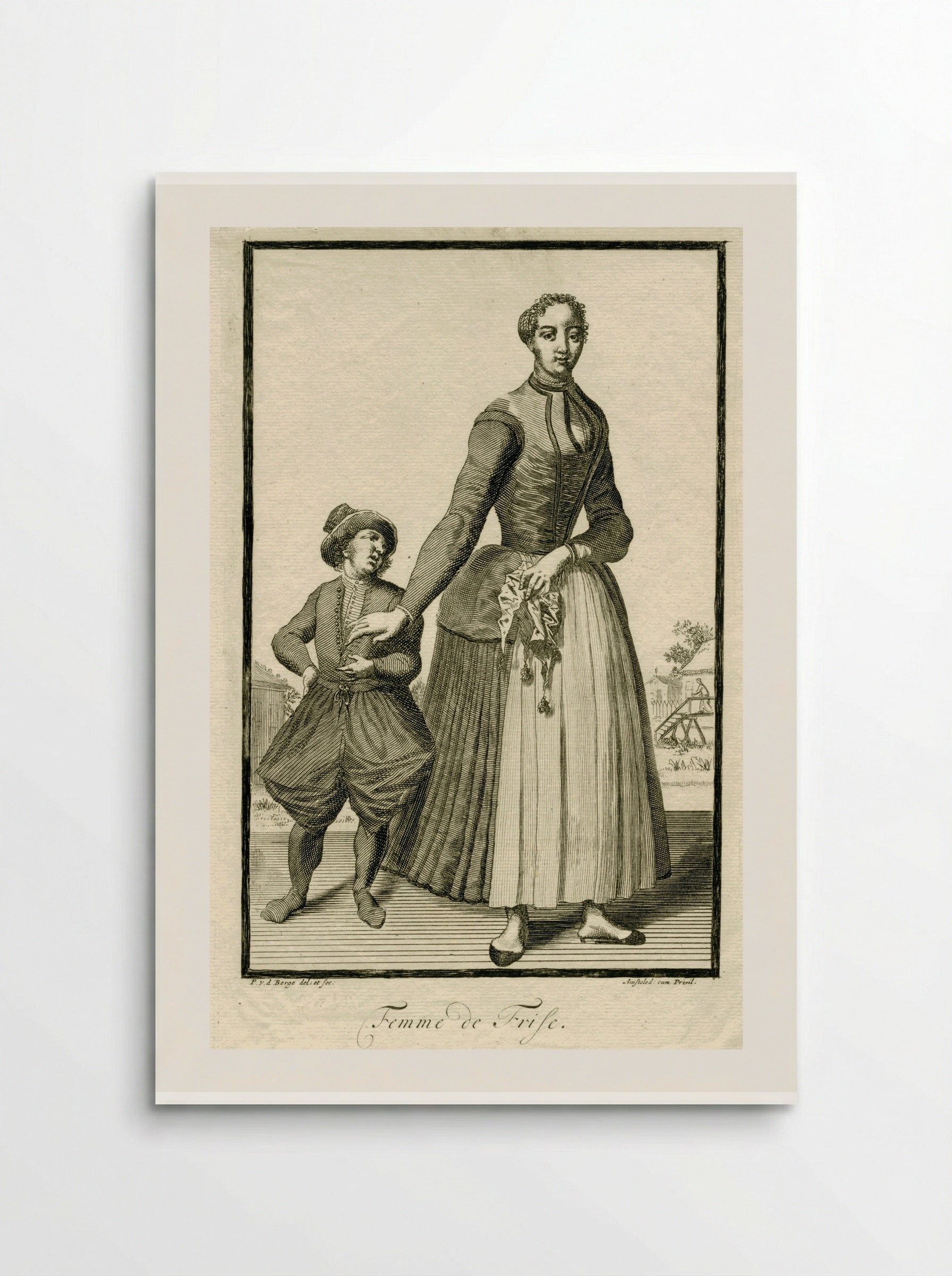 Femme de Frise (Woman from Friesland) - Pieter van den Berge - Poster