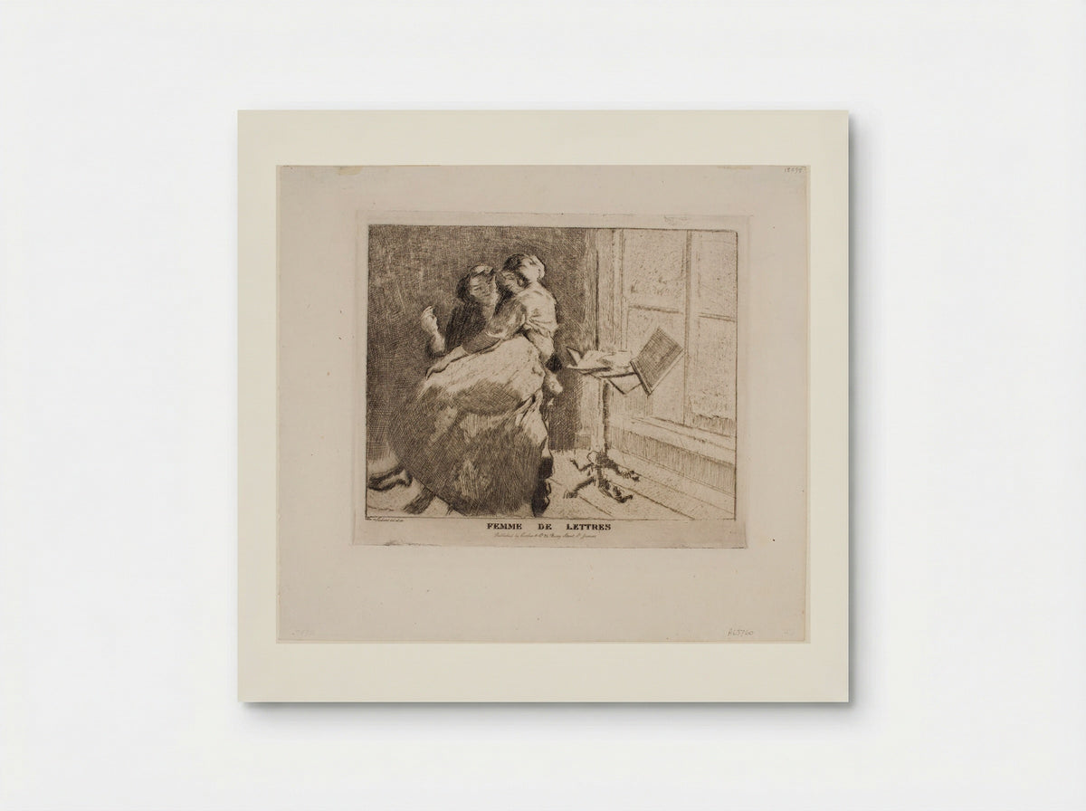 Femme de Lettres - Walter Sickert - Poster