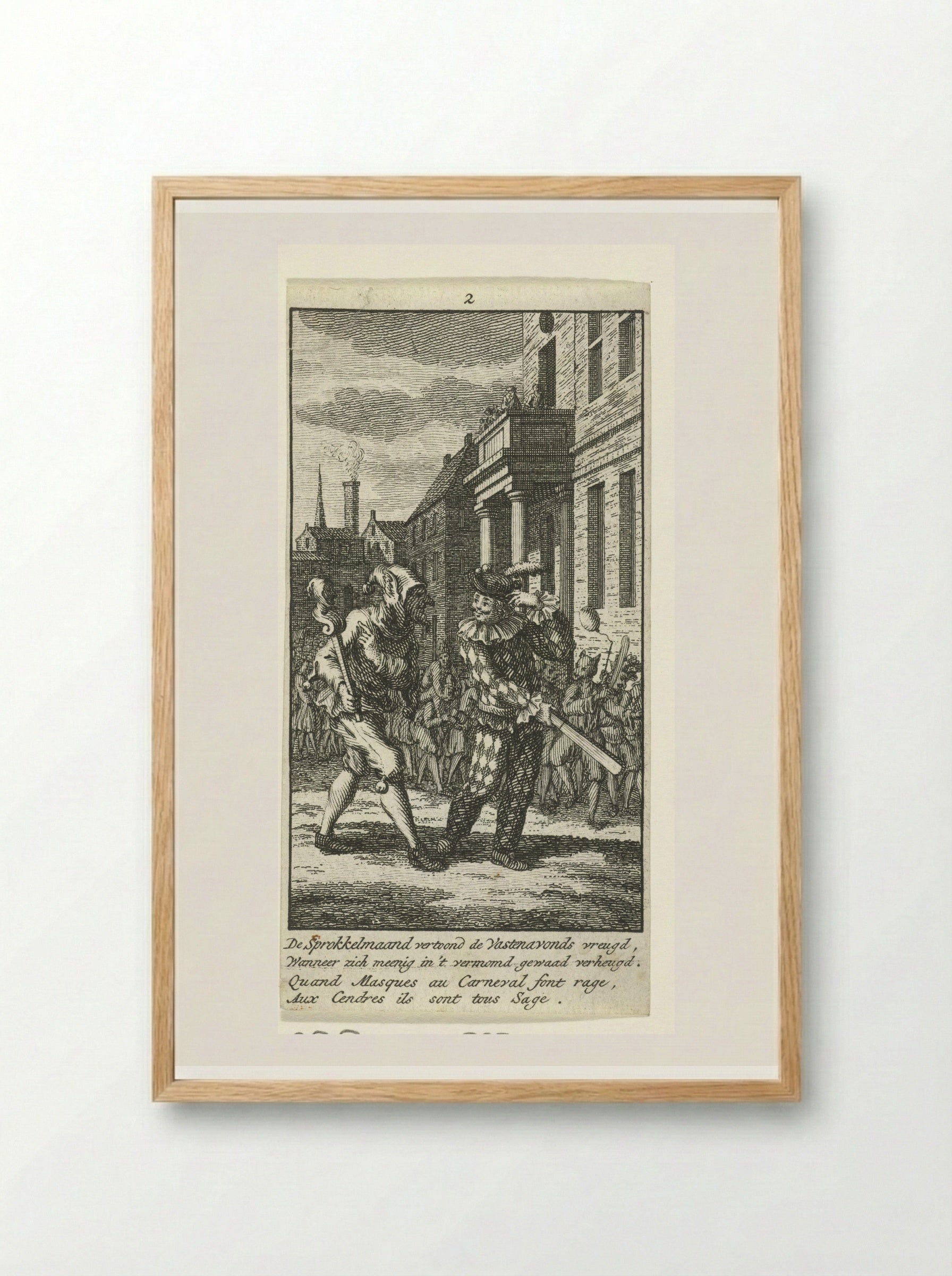 Ferbruari: Vastenavond - Jan Caspar Philips - Framed Print Wood
