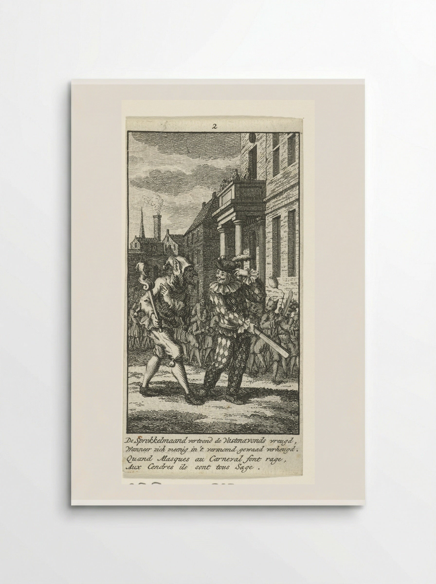 Ferbruari: Vastenavond - Jan Caspar Philips - Poster