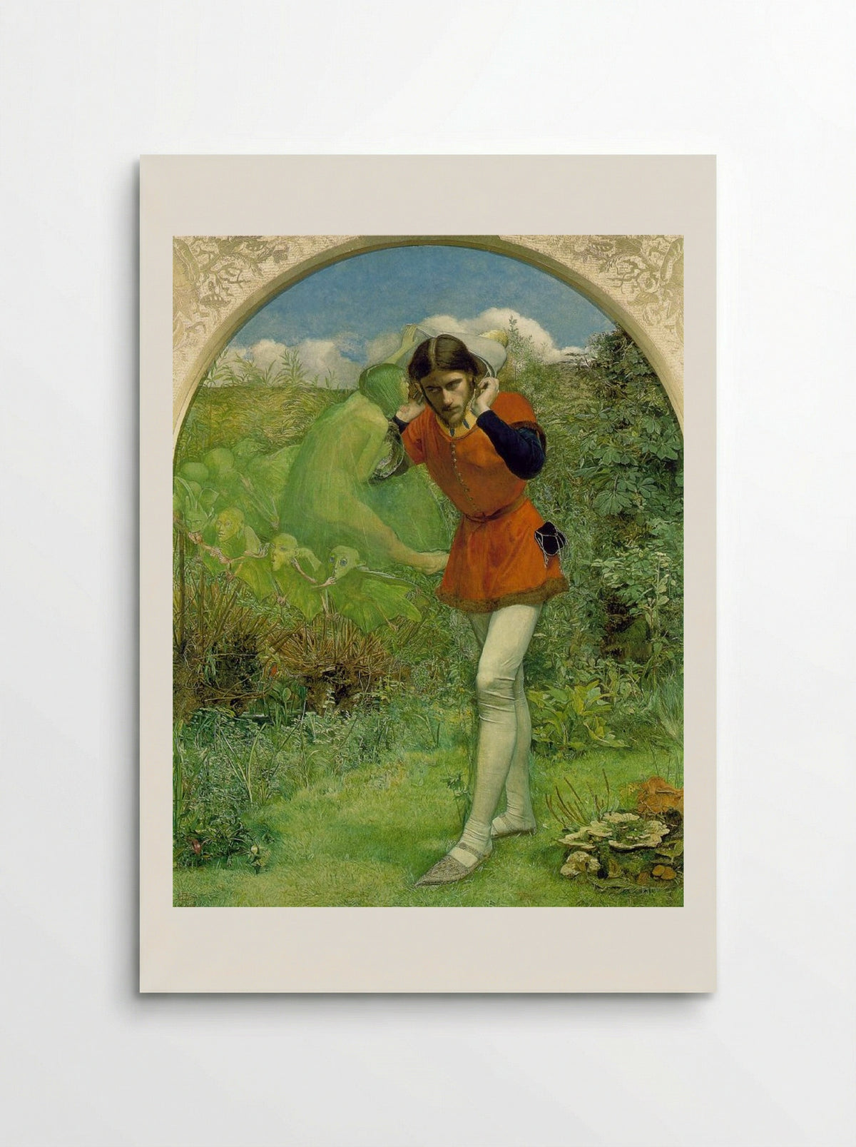 Ferdinand Lured by Ariel - John Everett Millais - Poster