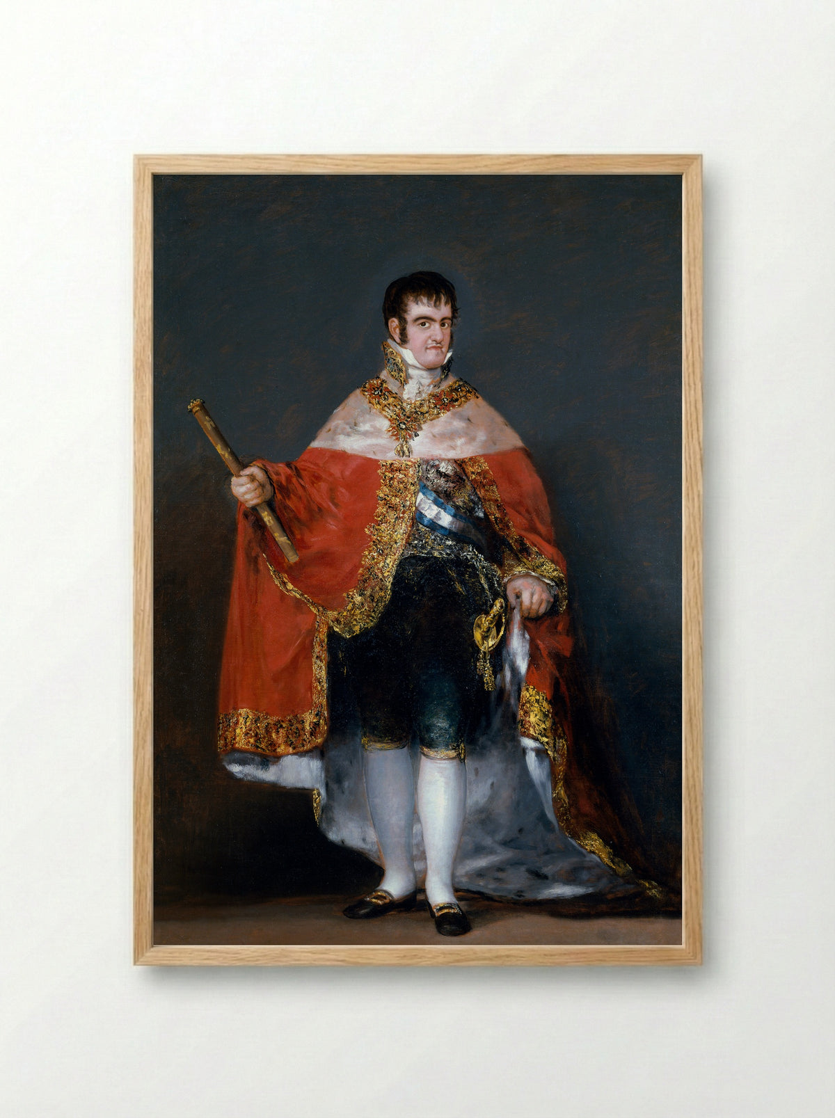 Ferdinand VII, When Prince of Asturias - Francisco de Goya - Framed Print Wood