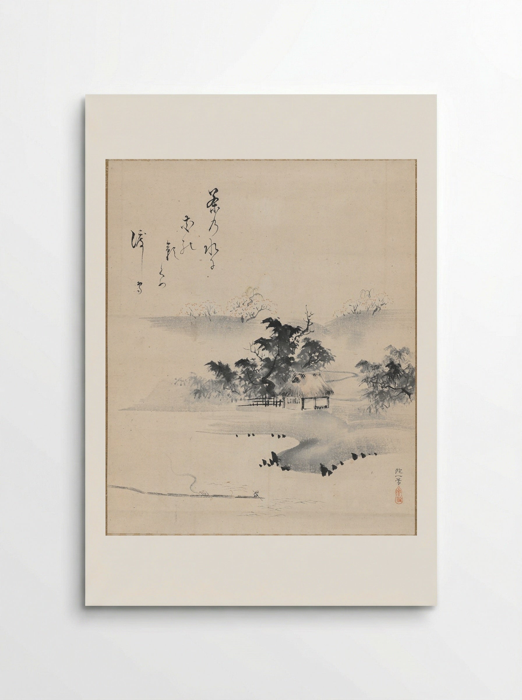 Ferryman (Watashi-mori zu) - Sakai Hōitsu - Poster