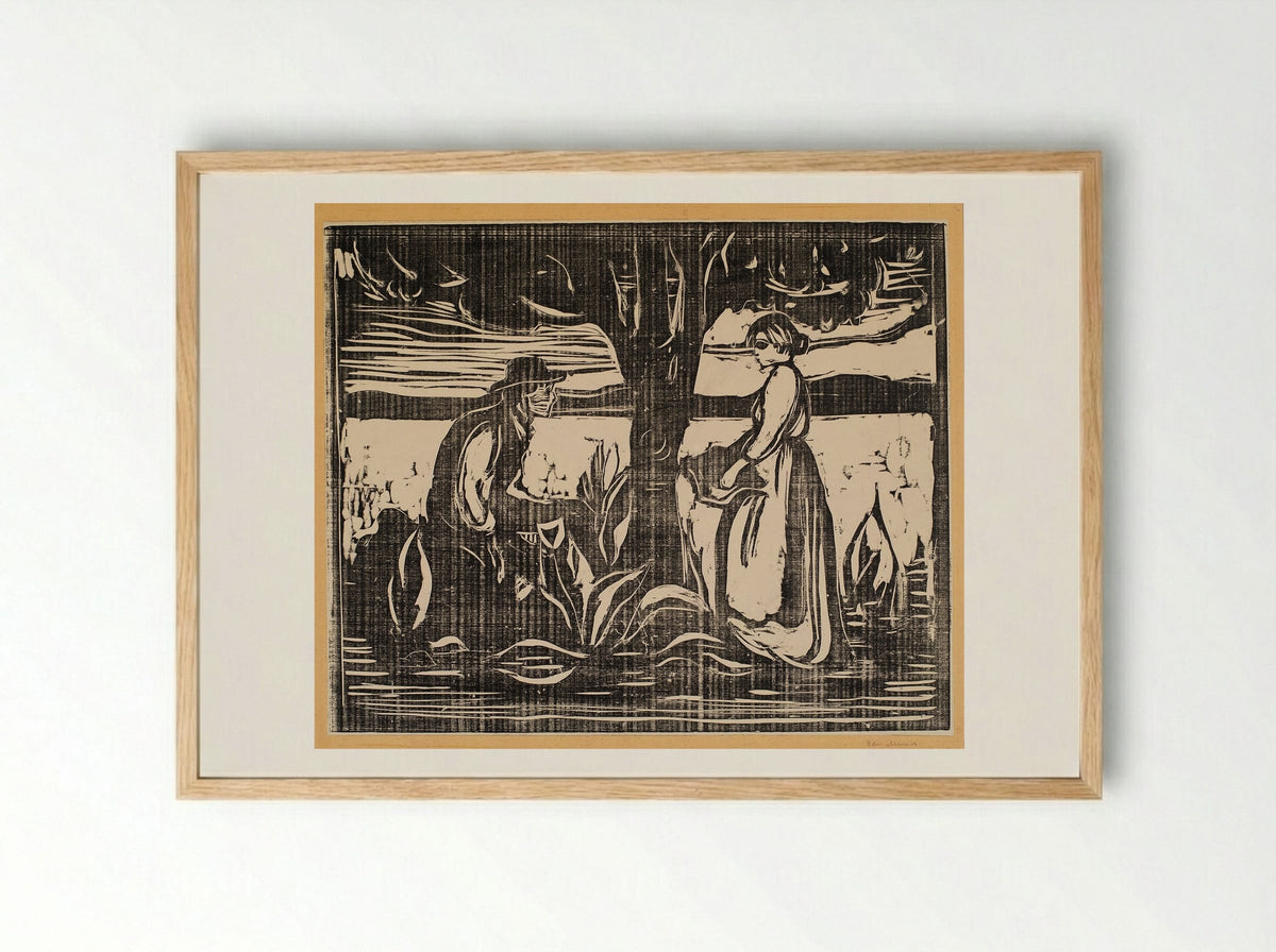 Fertility - Edvard Munch - Framed Print Wood