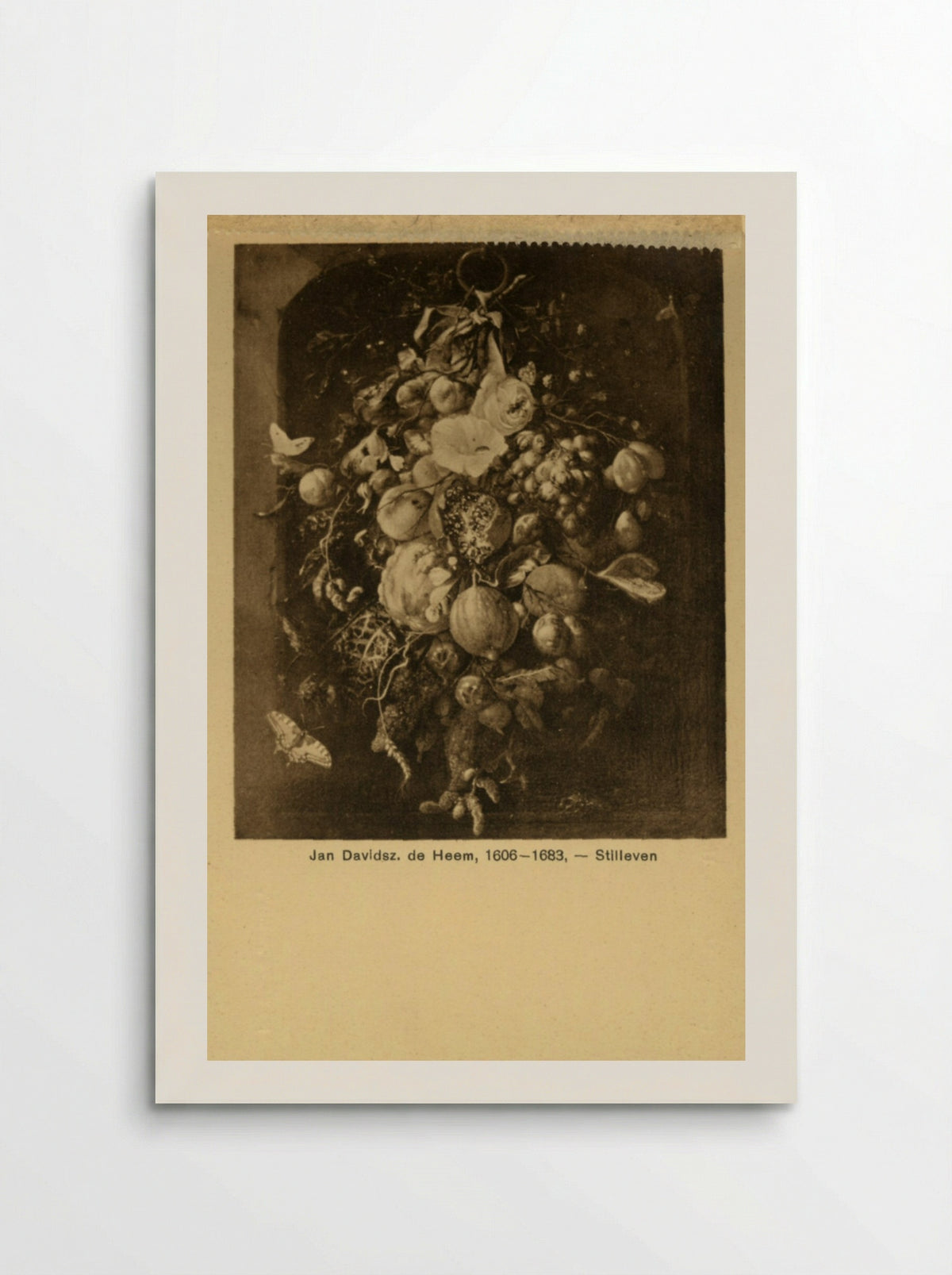 Festoen van vruchten en bloemen - Jan Davidsz. de Heem - Poster