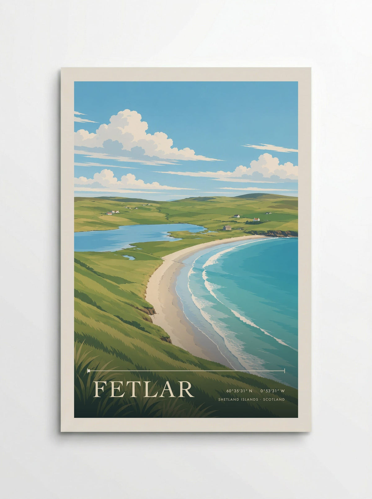 Fetlar, Shetland Islands | Travel Poster - Poster