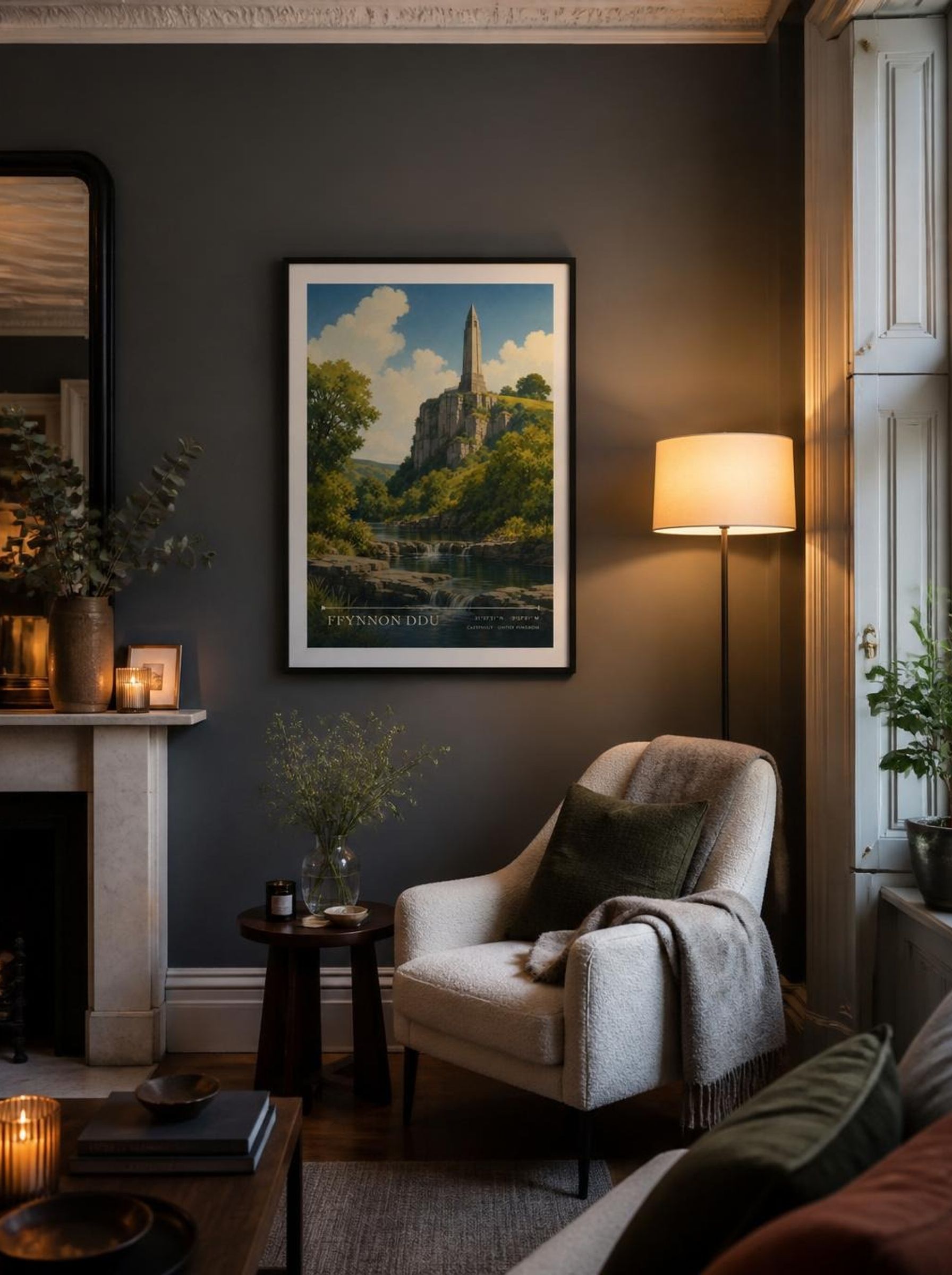 Ffynnon Ddu Caerphilly United Kingdom Travel Poster - Lifestyle