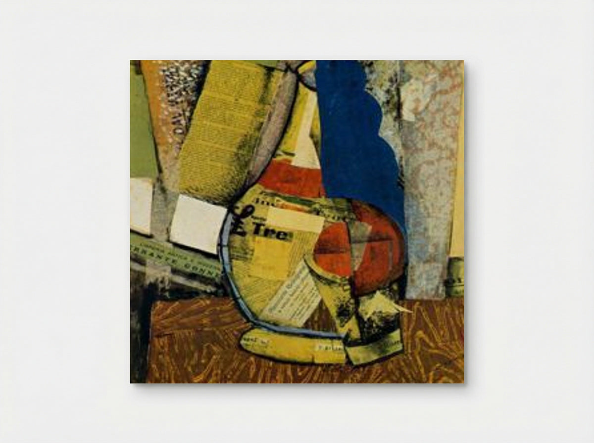 Fiasco e Bicchiere (Flask and Glass) - Carlo Carrà - Poster