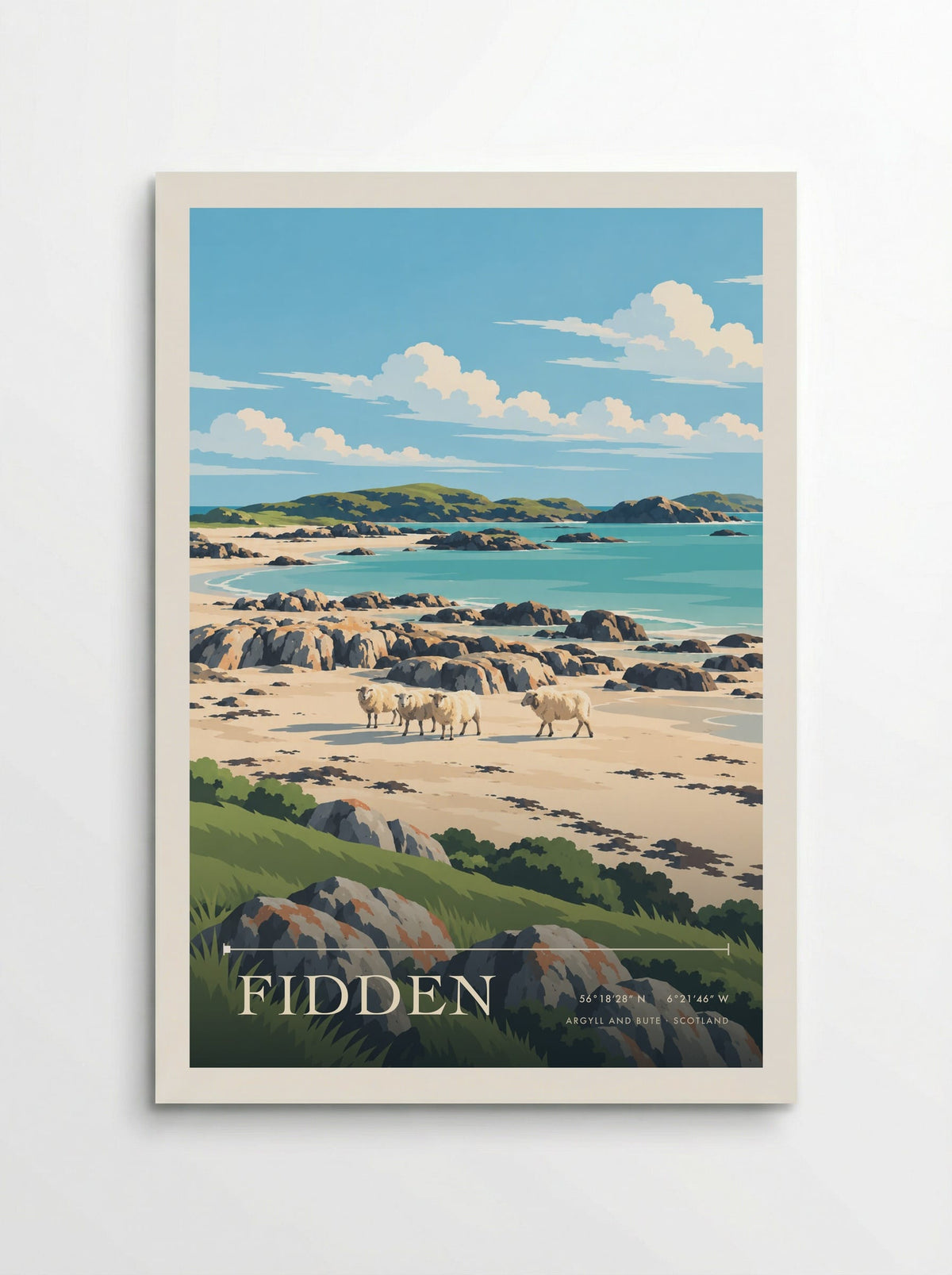 Fidden, Argyll and Bute | Travel Poster - Poster